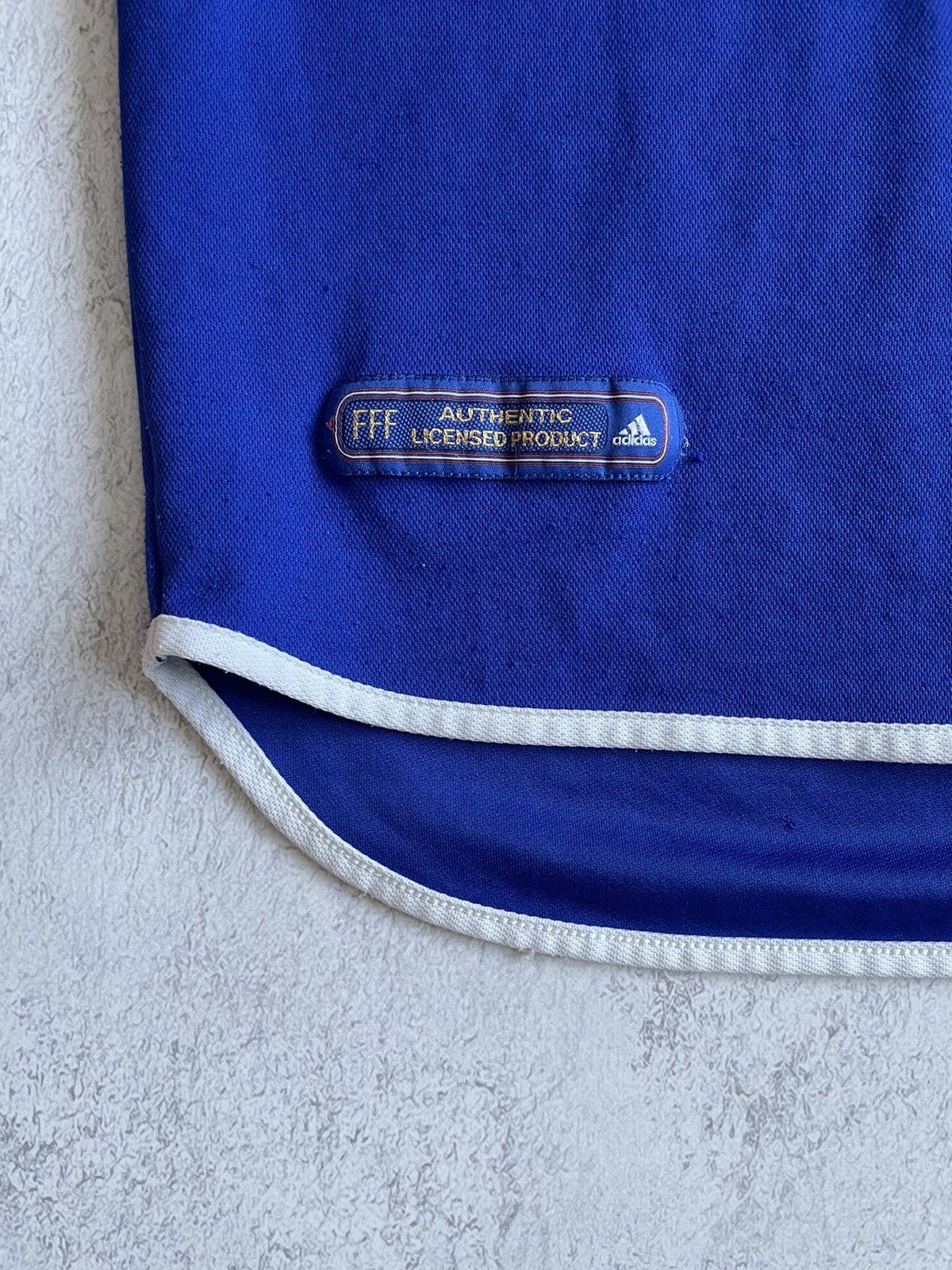 Vintage Adidas France National Team 2000 Home Soccer Jersey Vintage Size US S / EU 44-46 / 1 - 3 Thumbnail