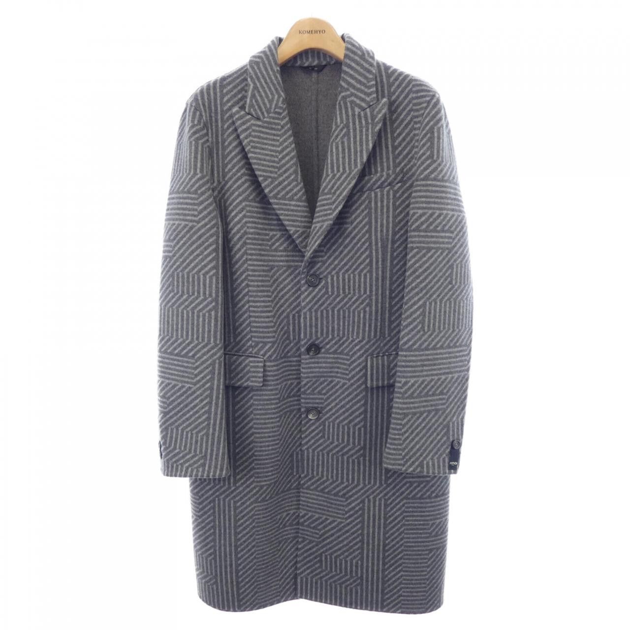 Fendi Fendi Fendi Wool Coat Others Outerwear FF0770APNB DUTY FREE for USA Size ONE SIZE - 1 Thumbnail