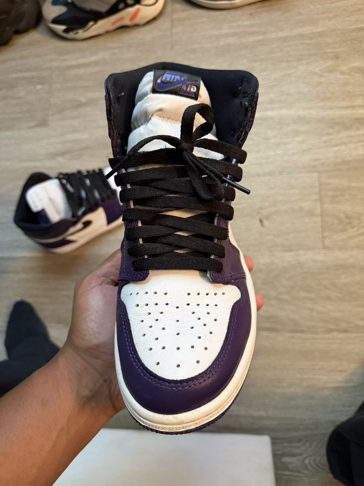 Jordan Brand Air Jordan 1 Court Purple Size US 8.5 / EU 41-42 - 7 Thumbnail