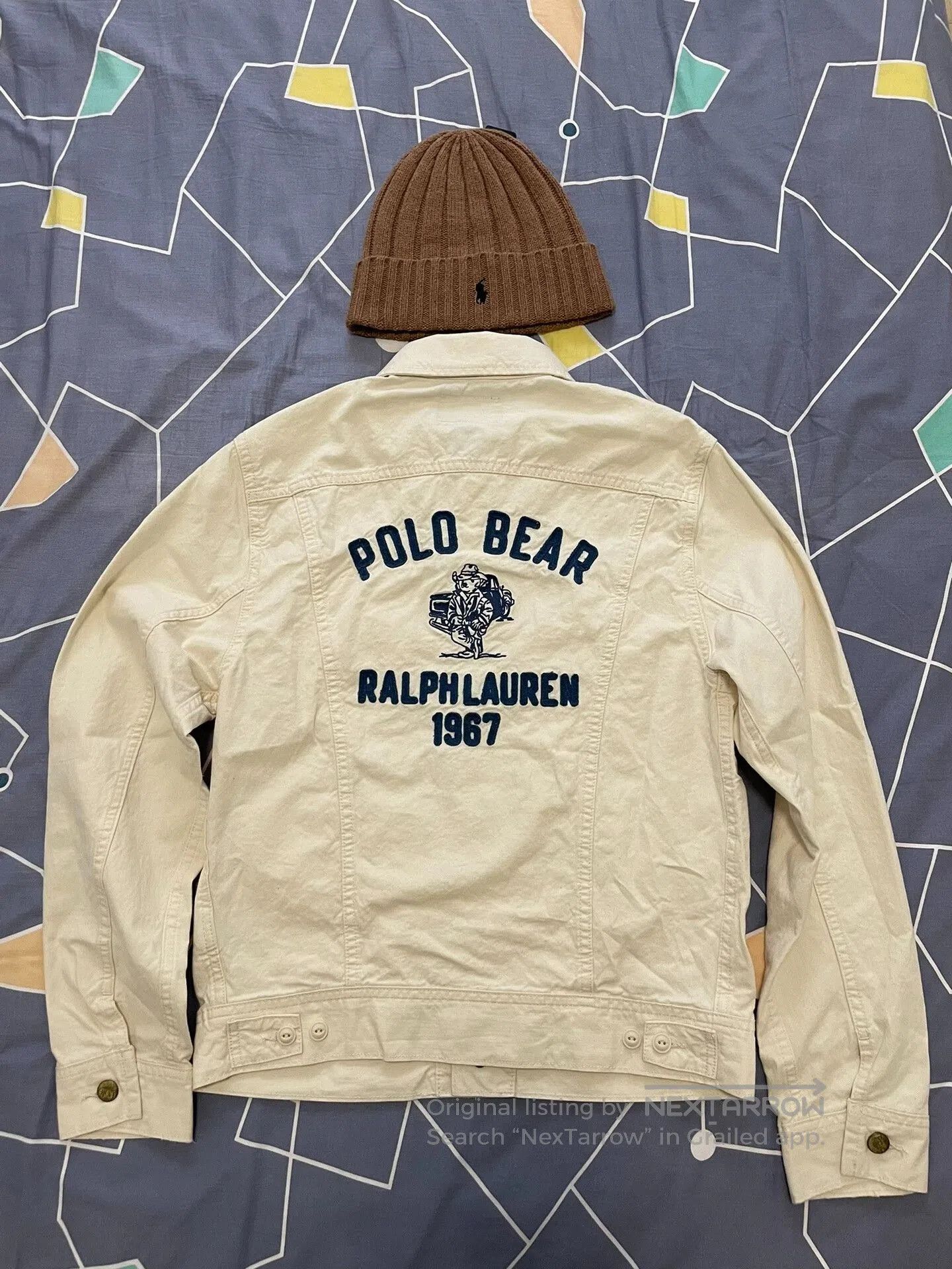 Polo Ralph Lauren Polo RL Bear Embroidery Denim Jacket. Size US S / EU 44-46 / 1 - 1 Thumbnail