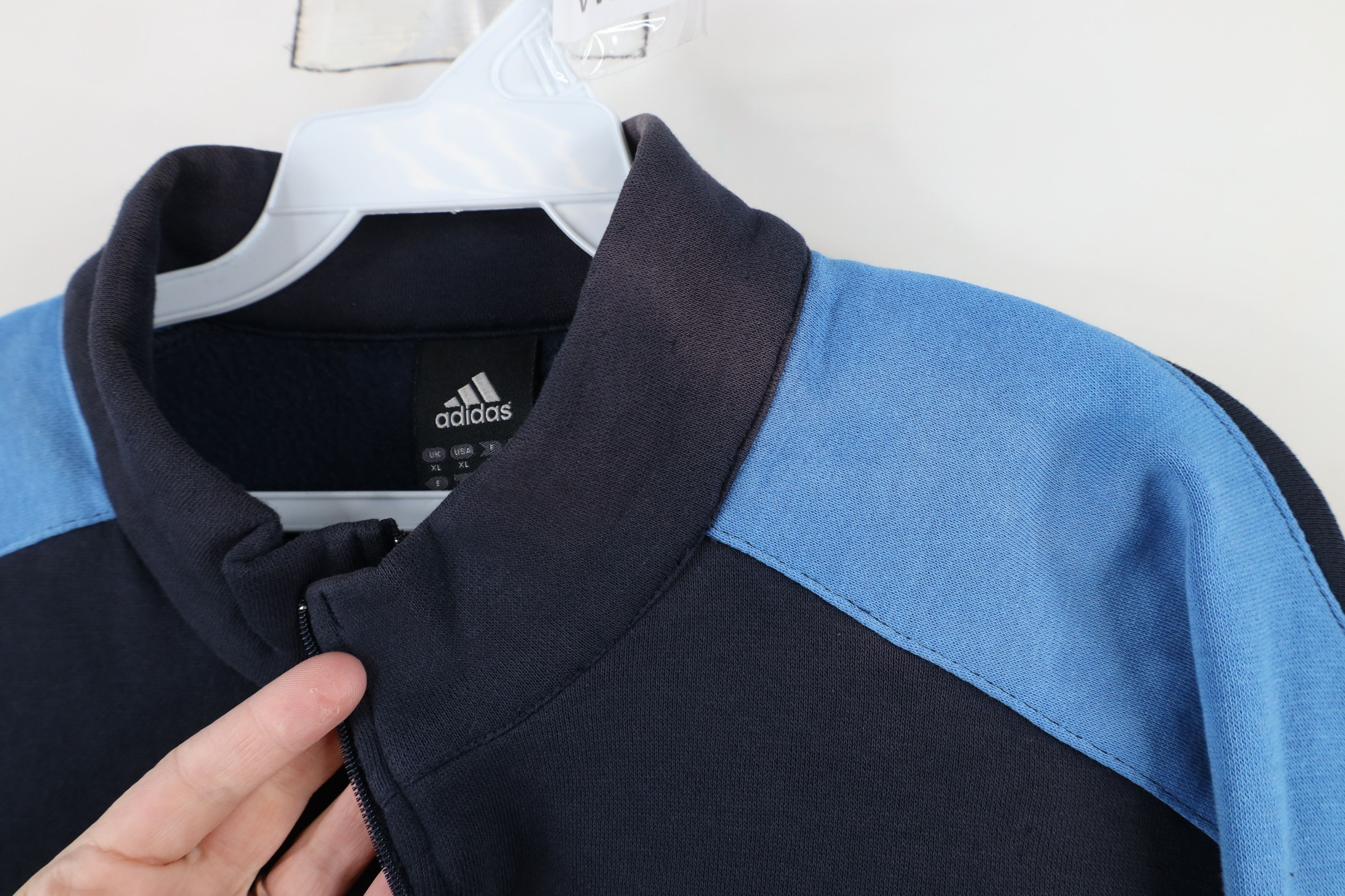 Adidas × Vintage Vintage Adidas Soccer Spell Out Half Zip Pullover Sweatshirt Size US XL / EU 56 / 4 - 6 Thumbnail