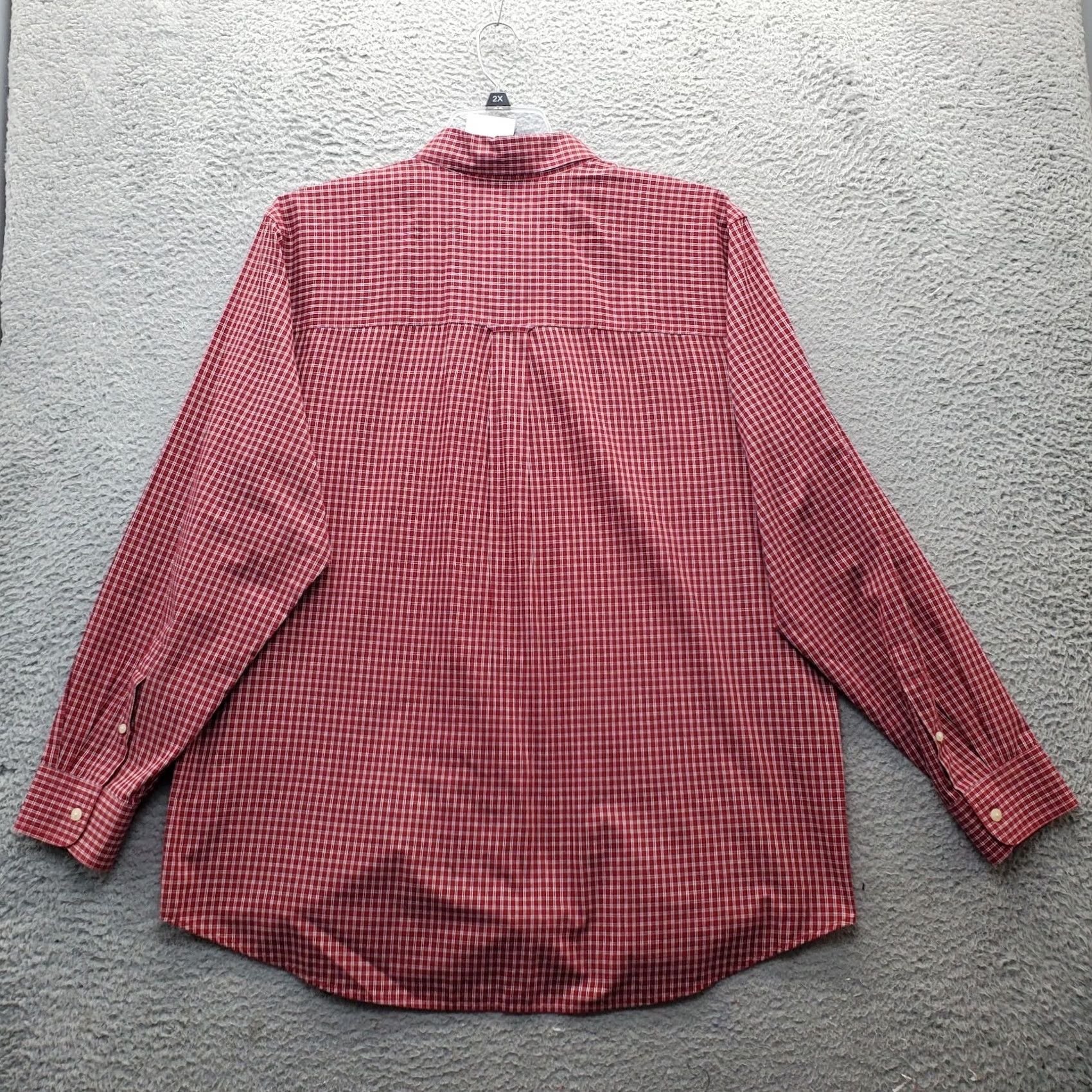 Chaps Chaps Men XL Multi Check Easy Care Long Sleeve Button-Down Shirt Size US XL / EU 56 / 4 - 2 Thumbnail