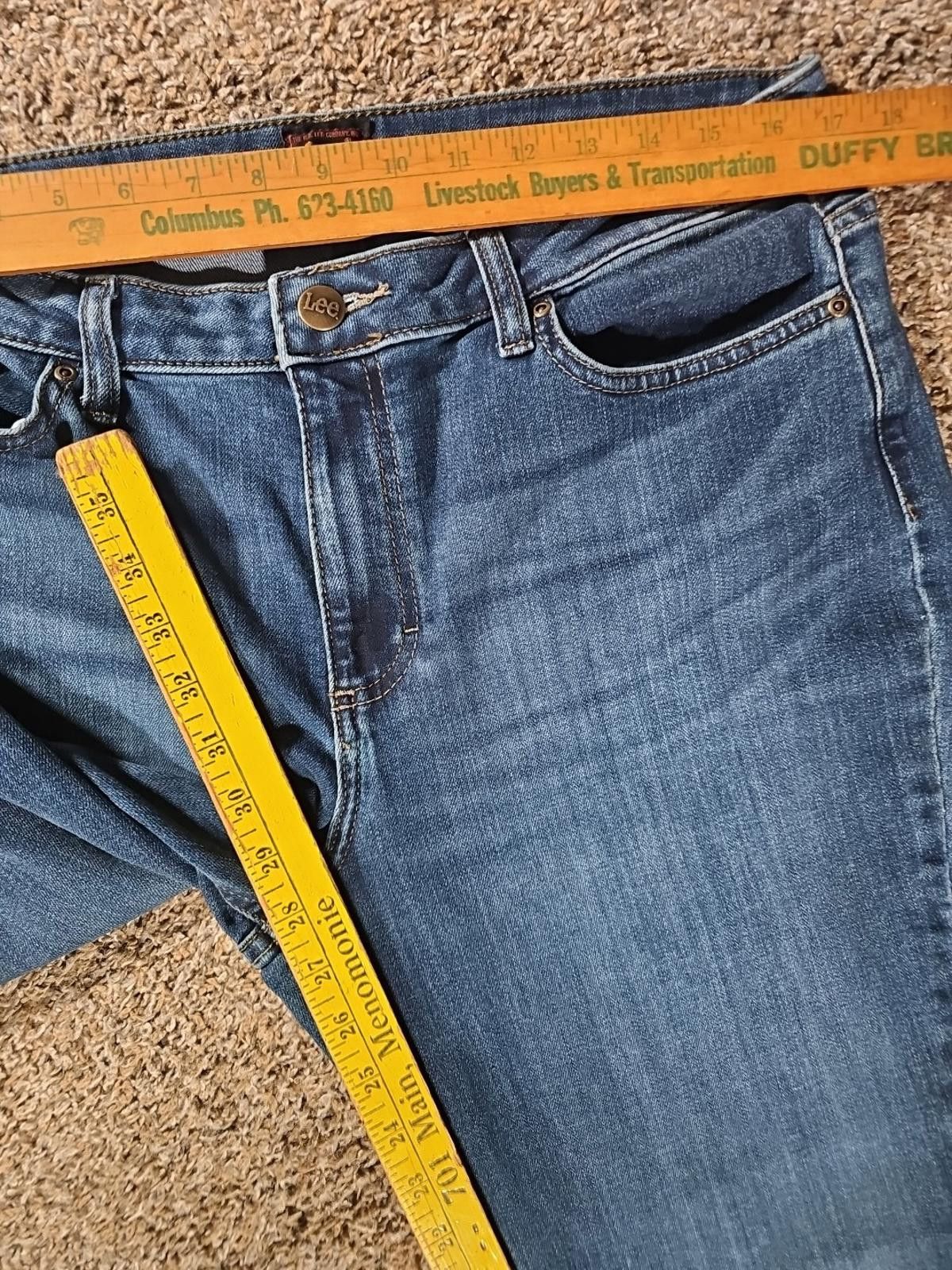 Lee Lee 14 Short Blue Jeans Size 36" / US 14 / IT 50 - 5 Thumbnail