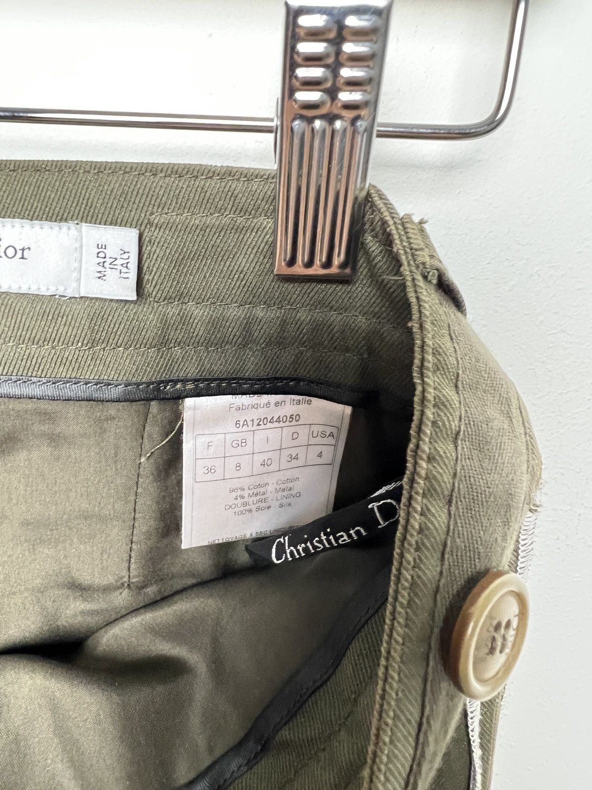 Dior dior boutique inside out khaki pants Size US 26 / EU 42 - 13 Thumbnail