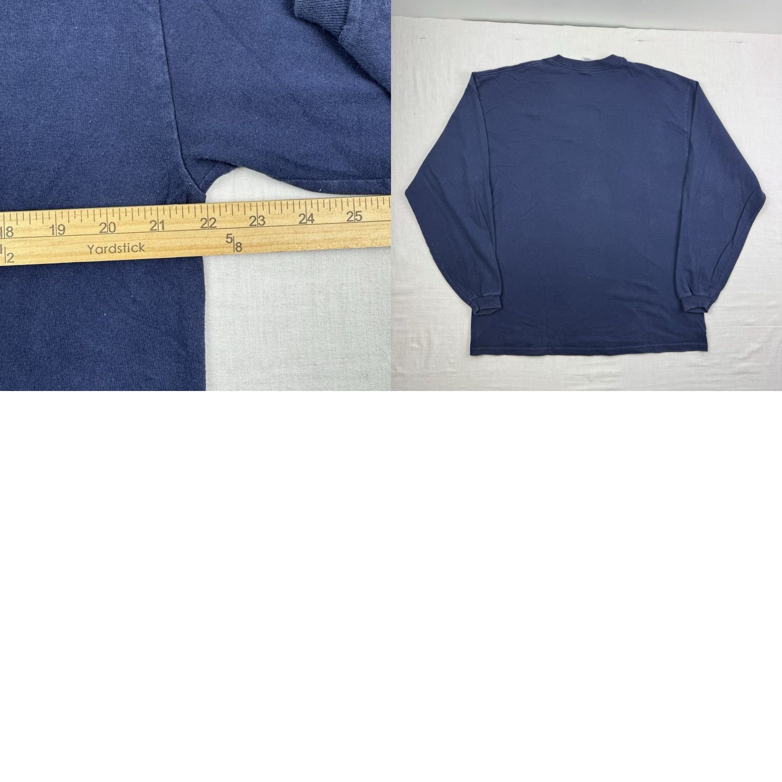 Jerzees VINTAGE Chicks Dig My Ride Long Sleeve T Shirt Mens Large Blue Funny Y2K Jerzees Crew Neck T-Shirt Adult Large Vintage Mens Funny Y2K Blue Long Sleeve Size US L / EU 52-54 / 3 - 8 Thumbnail