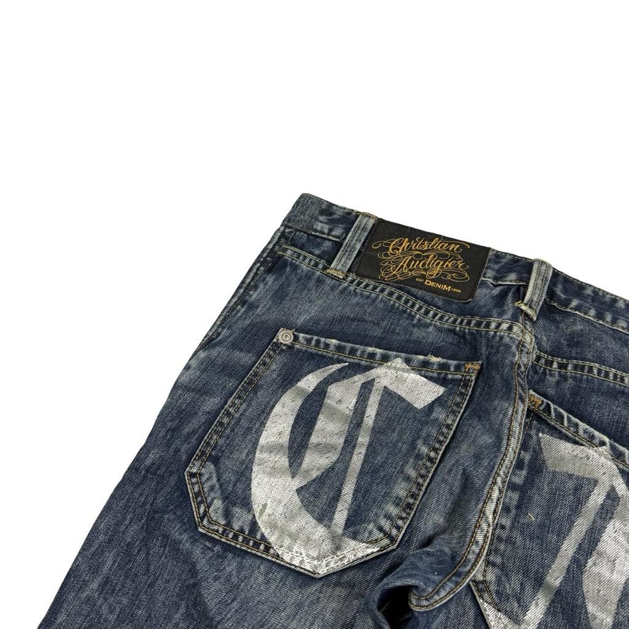 Christian Audigier Vintage Christian Audigier Denim Jeans - Waist: 36” Size US 36 / EU 52 - 3 Thumbnail