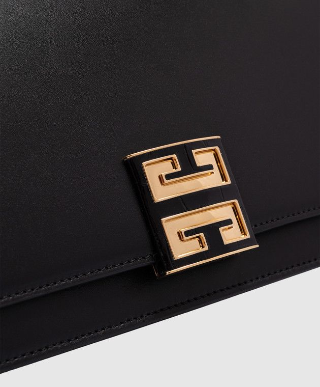 Givenchy o1w1db10525 Size: OS/4G Medium Sliding Chain Bag in Black Size ONE SIZE - 4 Thumbnail