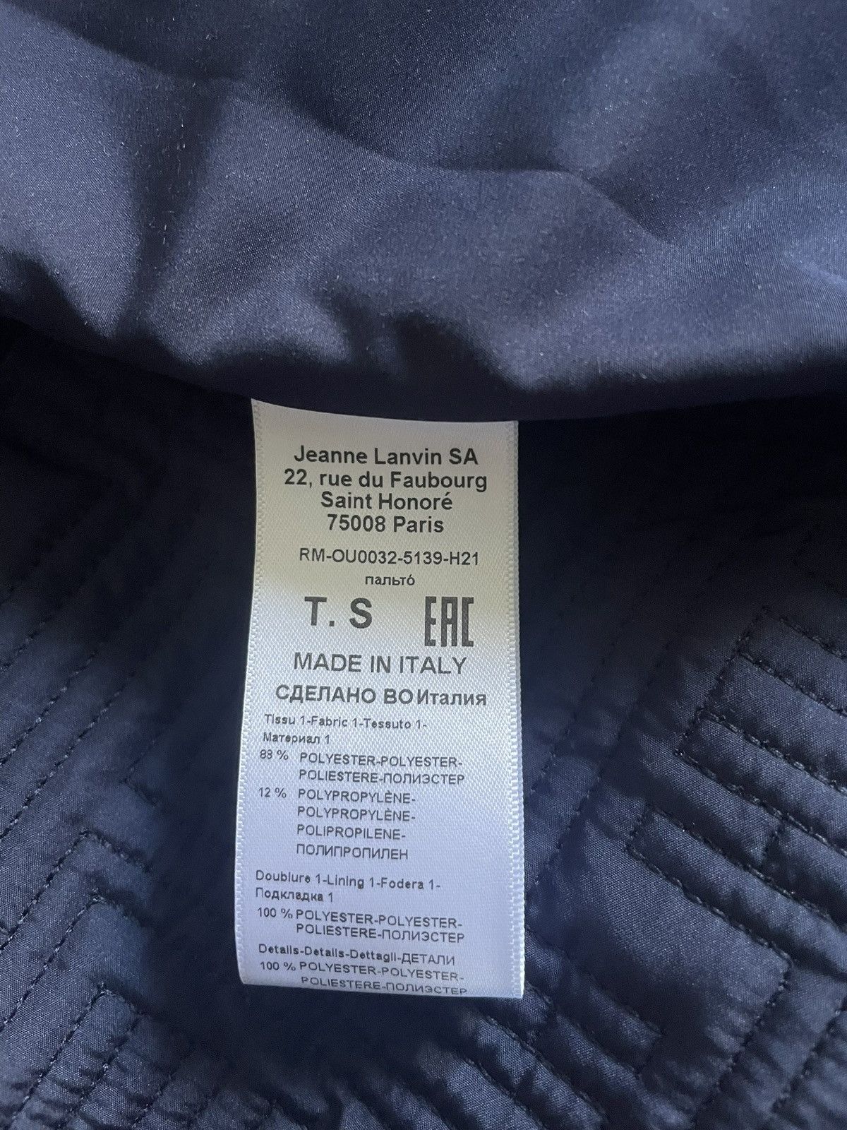Lanvin Jacket LANVIN x FILA Size US S / EU 44-46 / 1 - 5 Thumbnail
