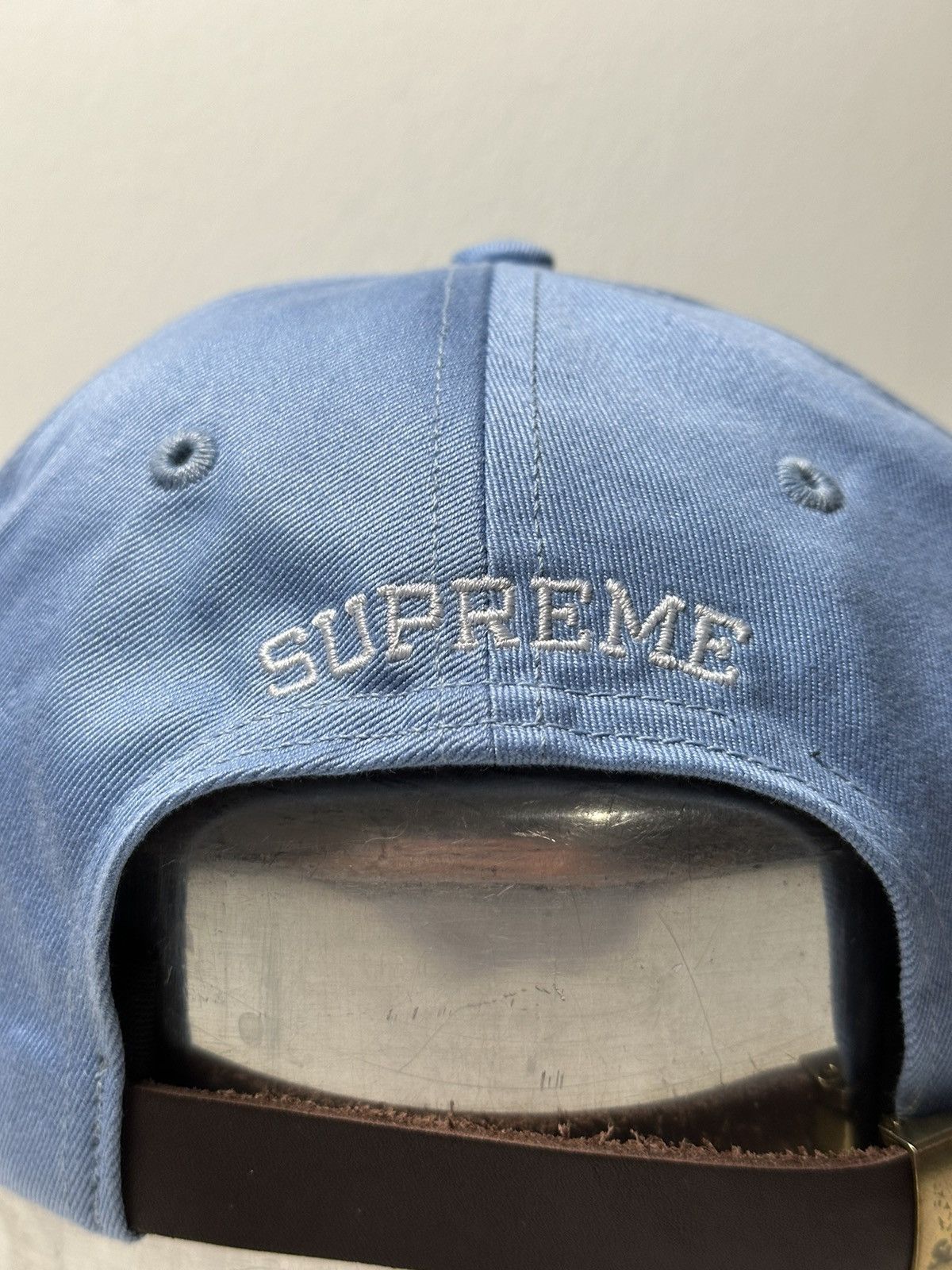 Supreme Supreme Visor Label 6-Panel Cap Hat Size ONE SIZE - 6 Thumbnail