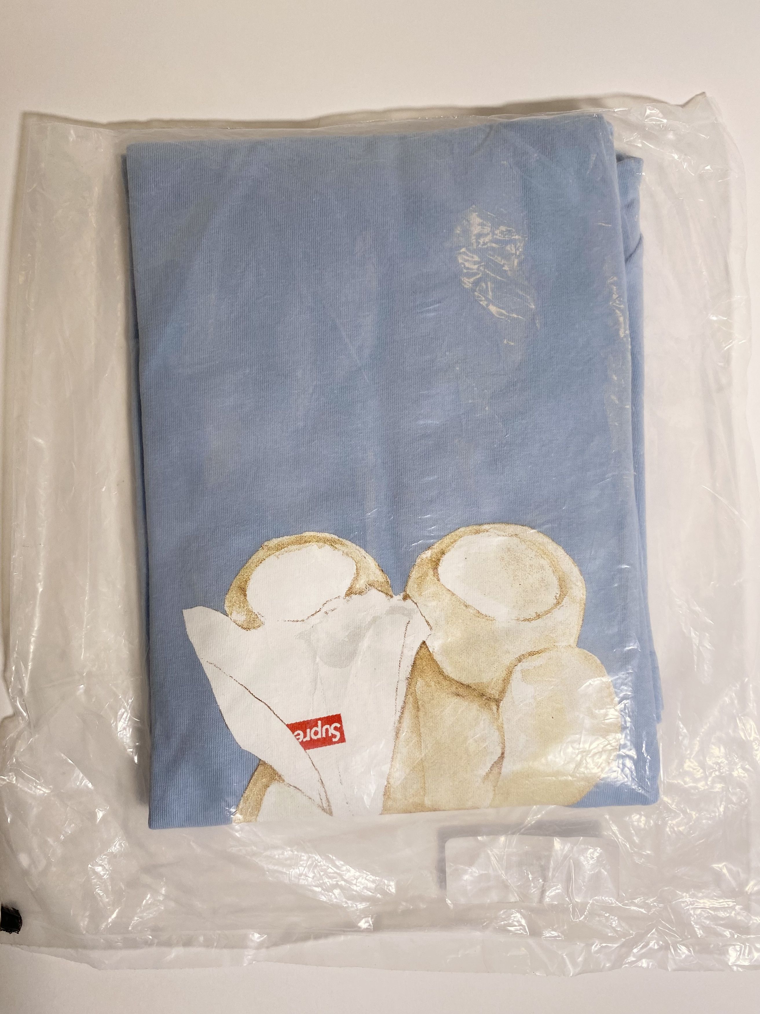 Supreme Bear Tee (Powder Blue) Size US L / EU 52-54 / 3 - 2 Thumbnail