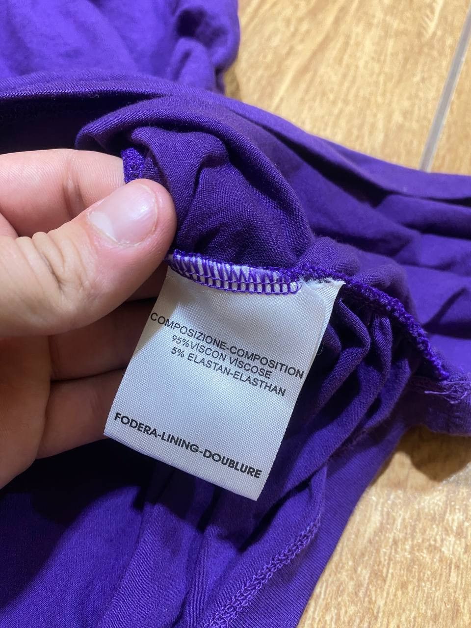 Gucci Women’s Gucci Purple Short Sleeve dress Designer Italy Size L / US 10 / IT 46 - 4 Thumbnail