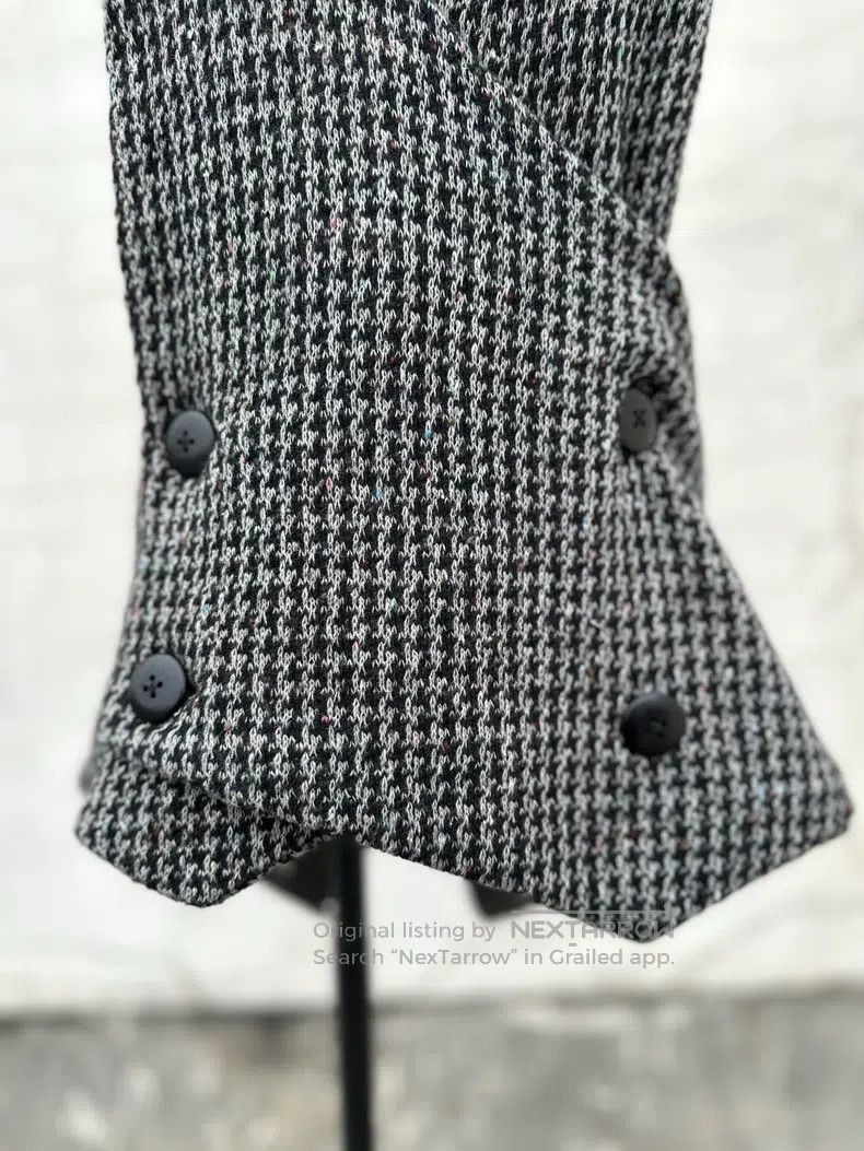 Kapital Kapital Dark gray check, colored dots, wool knitted vest Size XS / US 0-2 / IT 36-38 - 4 Thumbnail