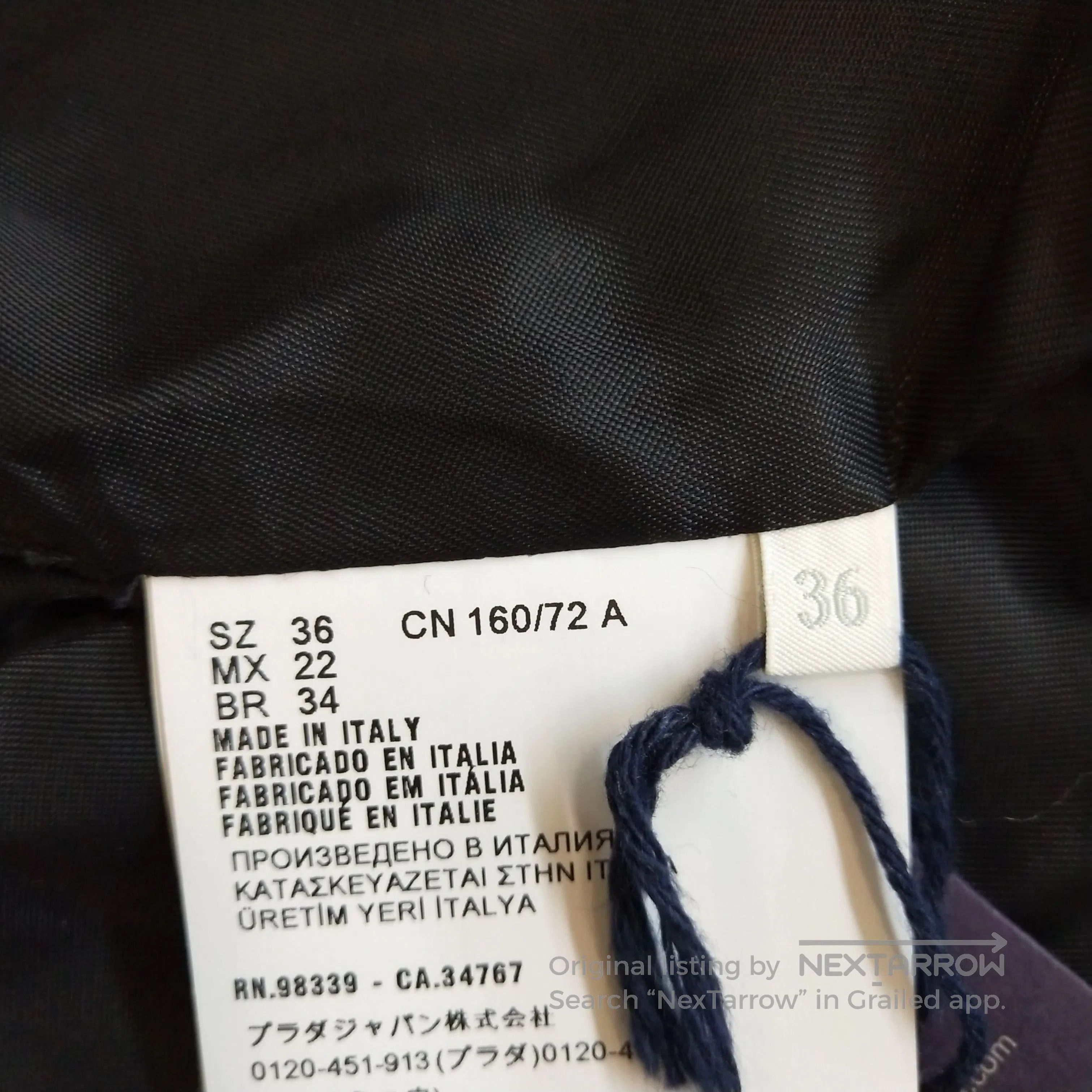 Prada Prada Bejeweled Denim Jacket for Stylish Elevation . Size US S / EU 44-46 / 1 - 8 Thumbnail