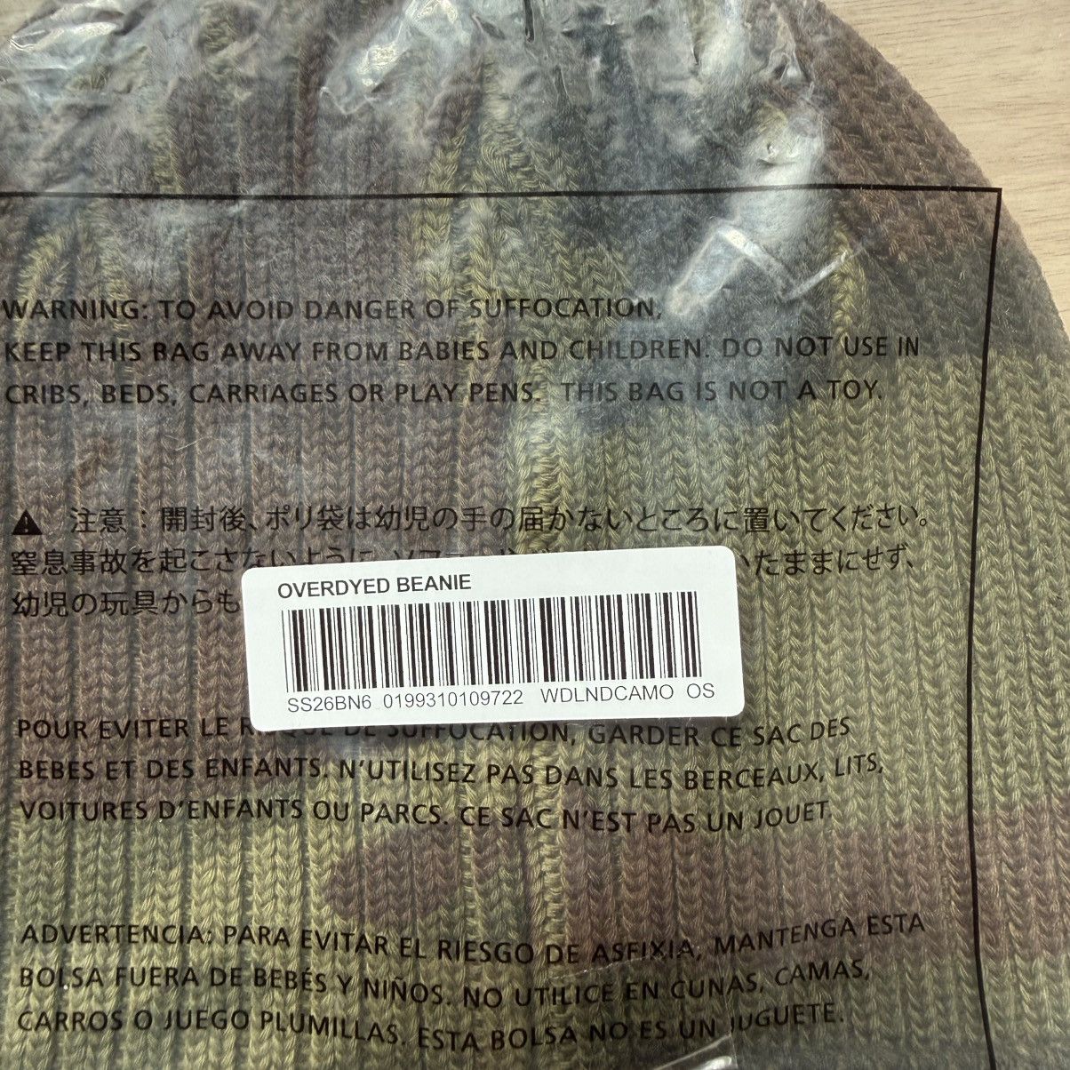 Supreme Overdyed Beanie - Woodland Camo (SS26) Size ONE SIZE - 4 Thumbnail