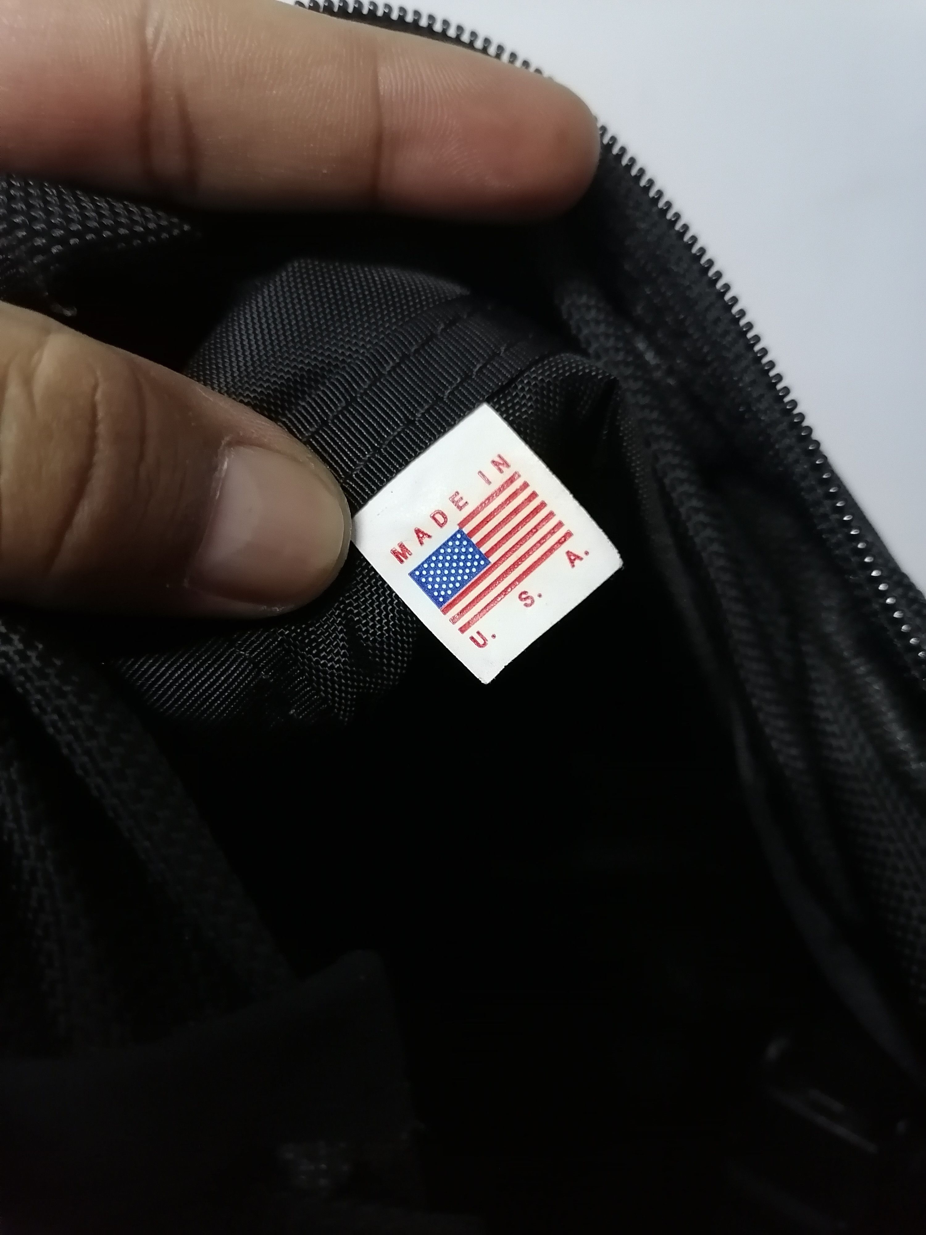 Briefing Briefing USA Black Canvas Heavy Duty Crossbody Bag Size ONE SIZE - 8 Thumbnail