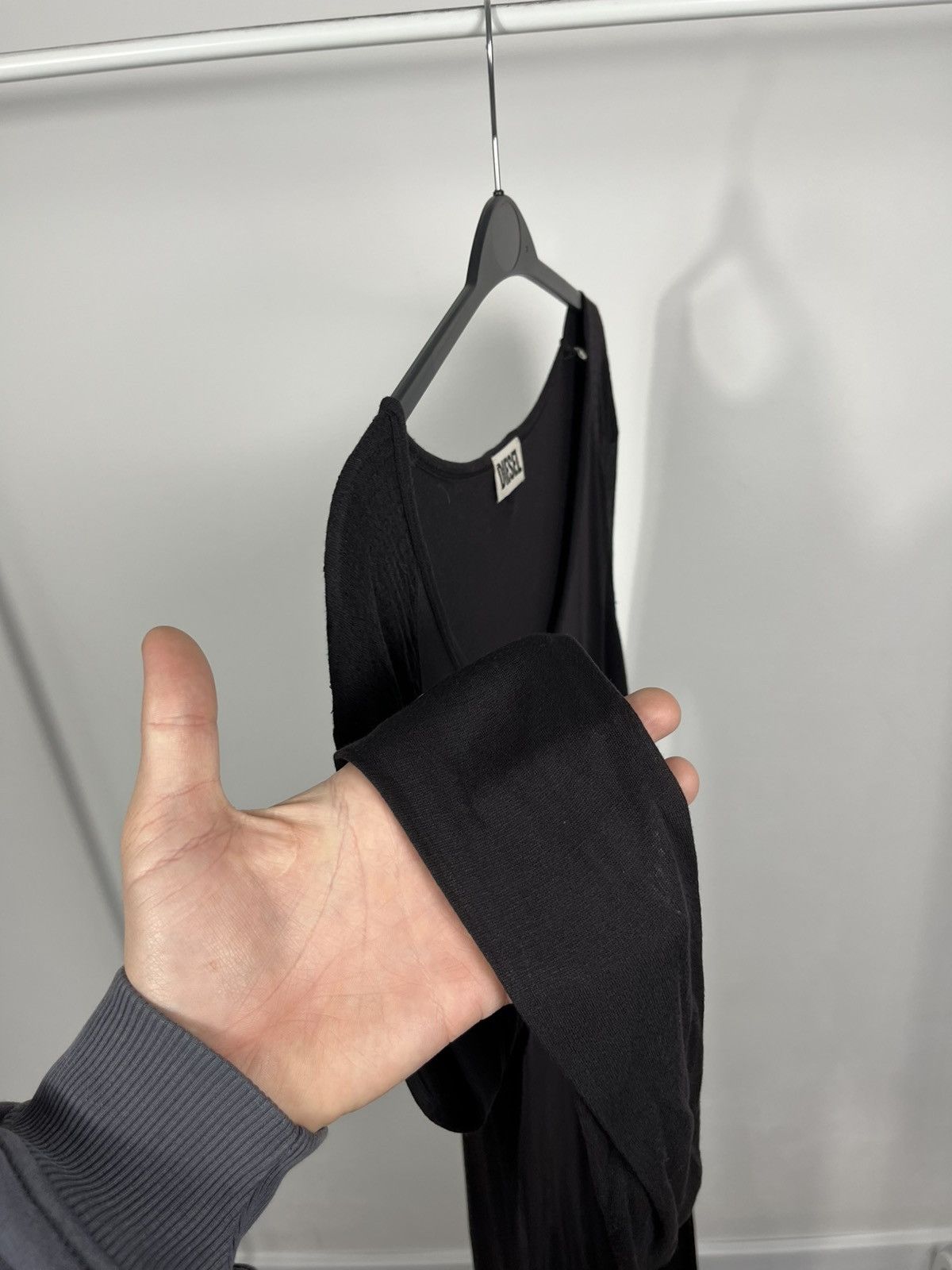 Diesel Diesel Black Long Dress Lightweight Viscose Minimal Size M Size M / US 6-8 / IT 42-44 - 6 Thumbnail