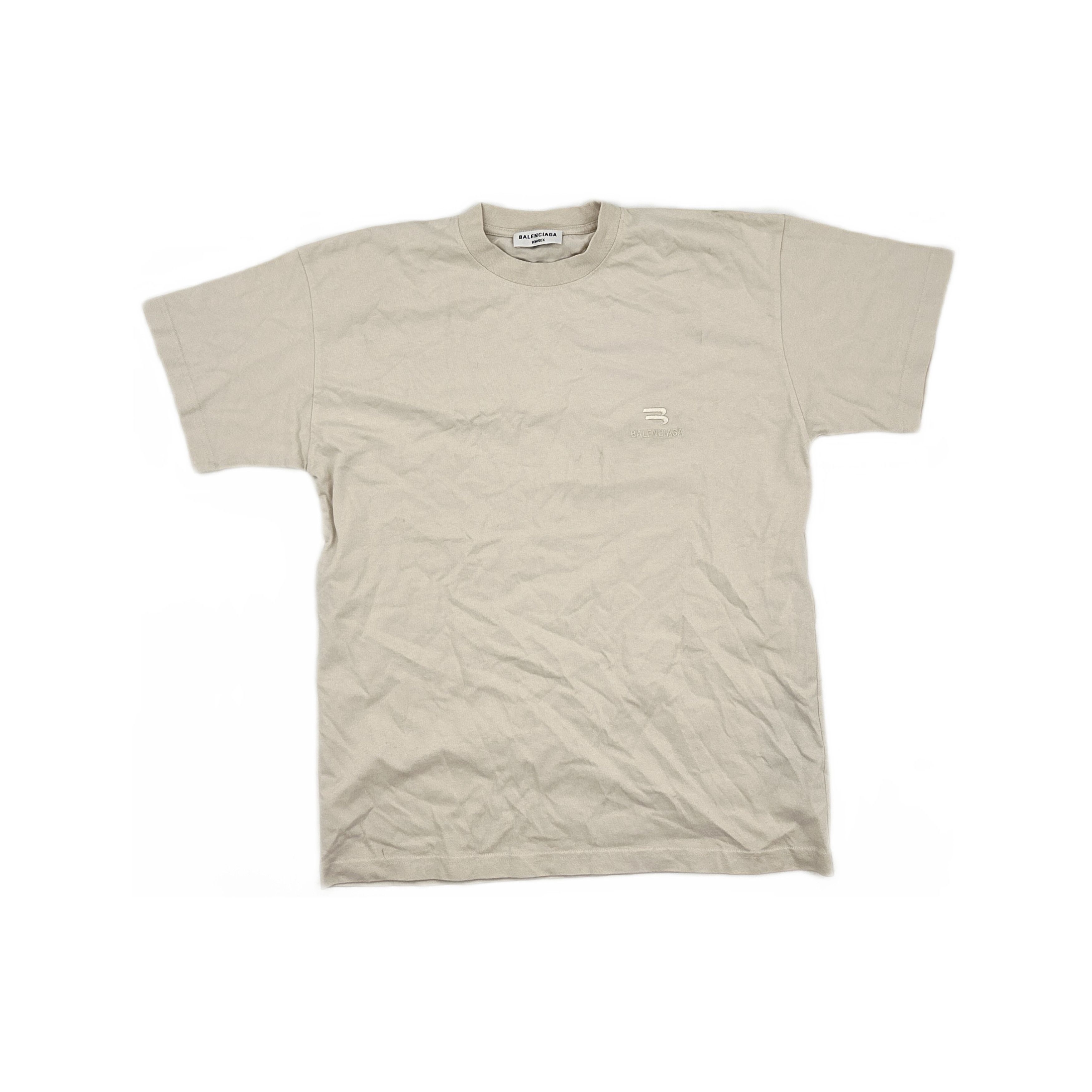 Balenciaga Balenciaga Embroidered Logo T-Shirt Size S Size US S / EU 44-46 / 1 - 1 Thumbnail
