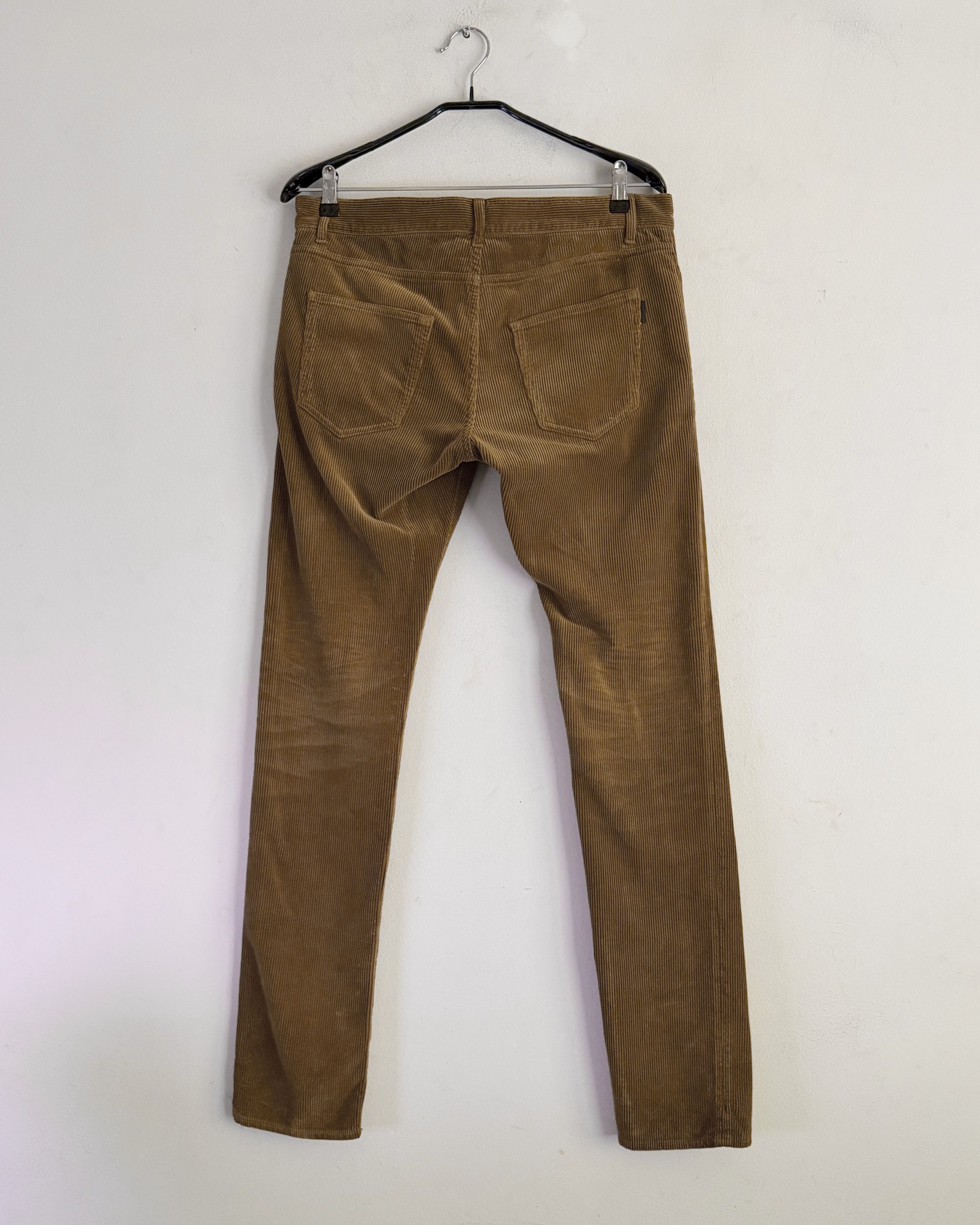 Saint Laurent Paris SLP Camel Corduroy D14 Pants Size US 31 - 2 Thumbnail