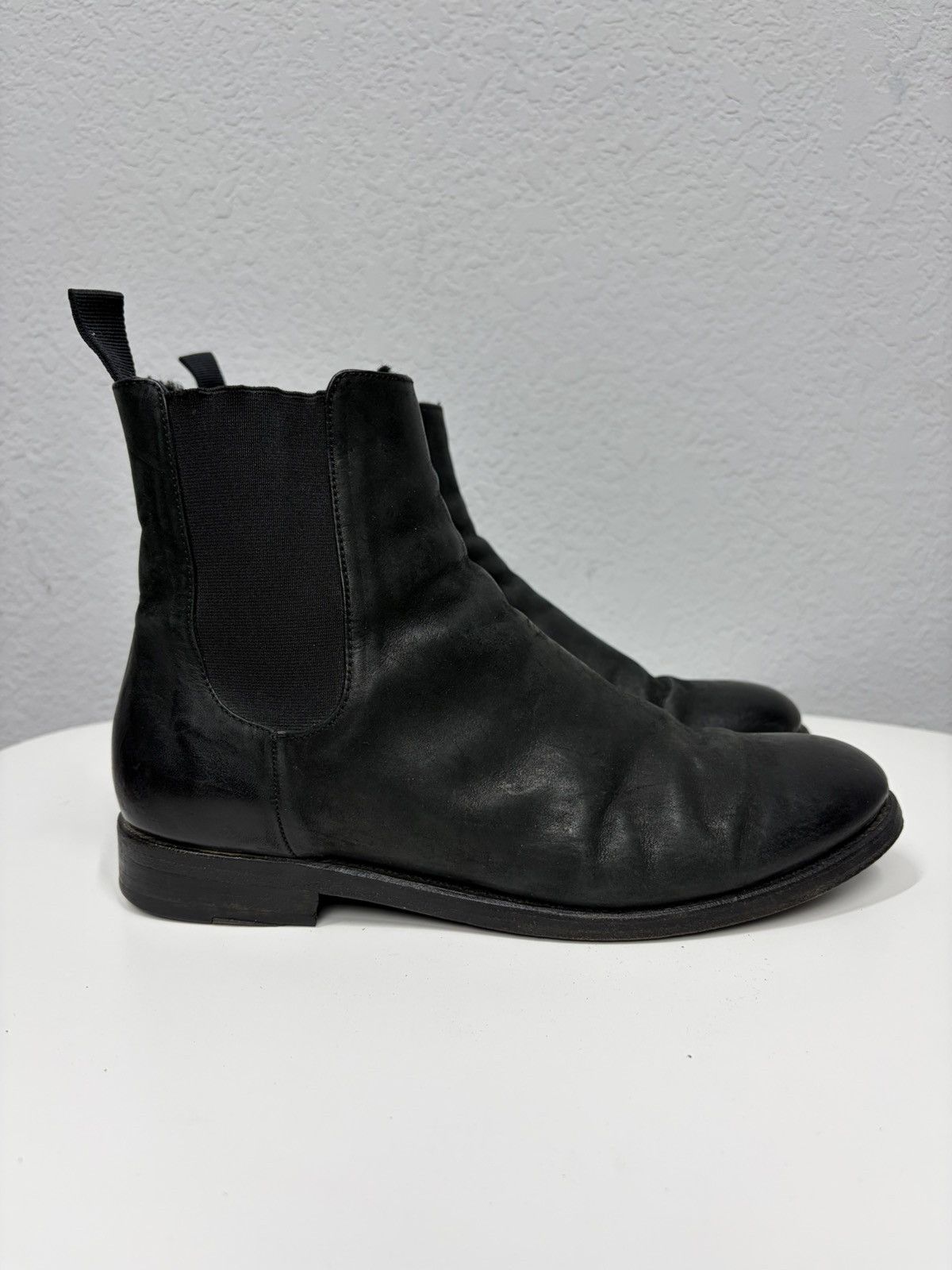 The Last Conspiracy AS 98 Vibe Artisan Black Leather Side Zip Ankle Biker Boots Size US 8 / EU 41 - 5 Thumbnail