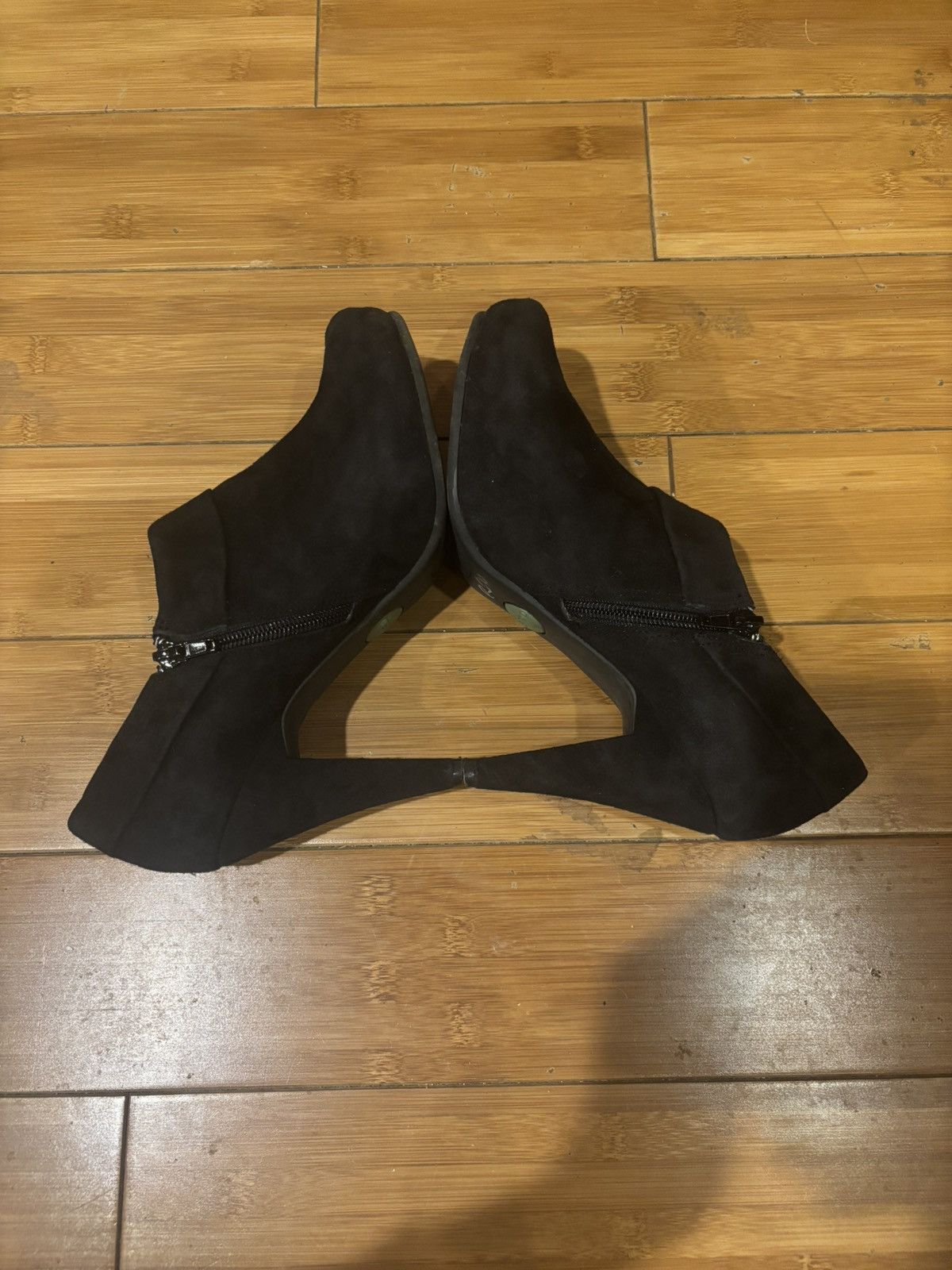 Other Black suede heels.wf-277 Size US 7 / IT 37 - 4 Thumbnail