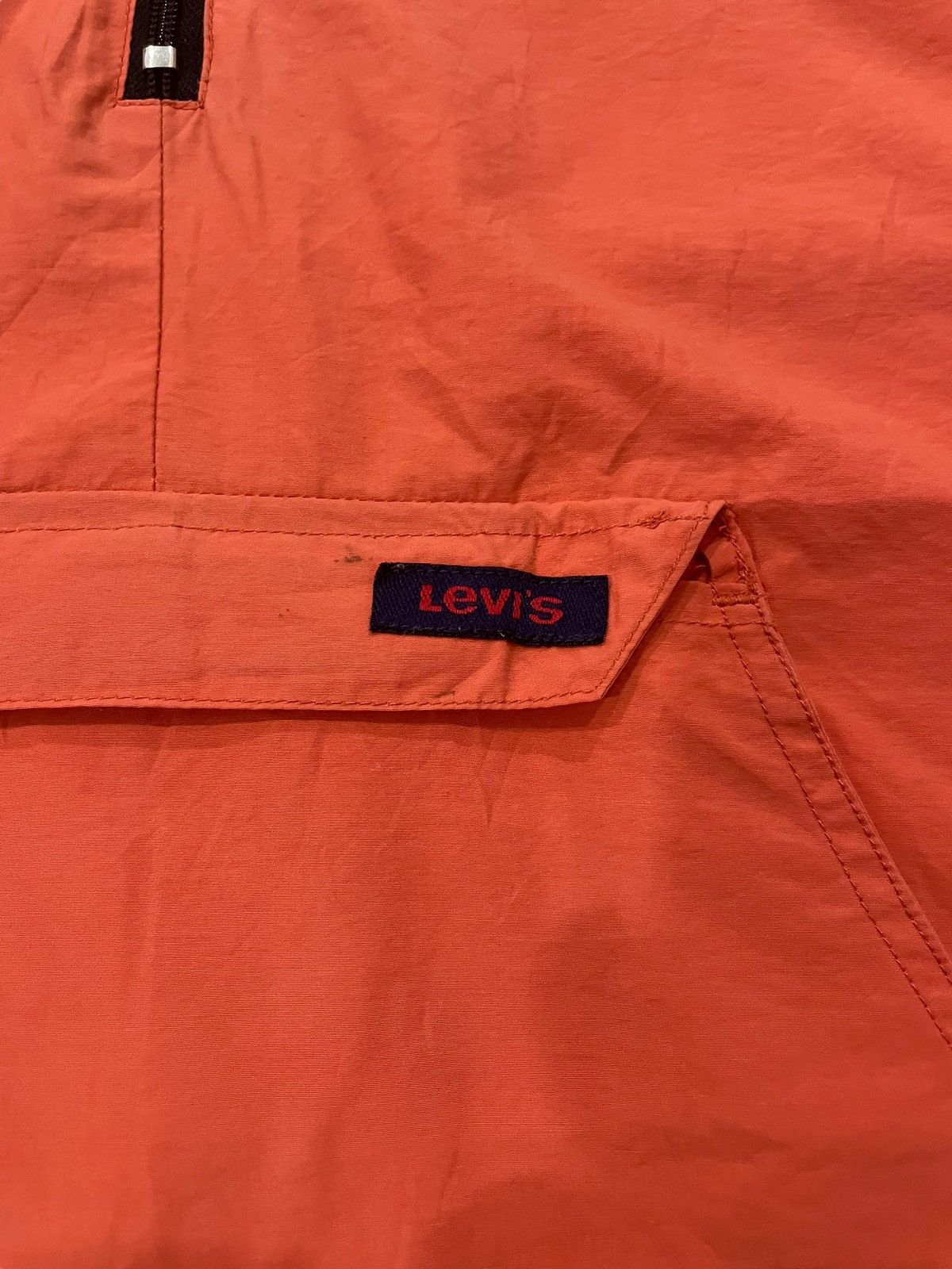 If Six Was Nine Vtg 90s Levi’s White tag Half Zip Pull Over Windbreaker Size US M / EU 48-50 / 2 - 6 Thumbnail