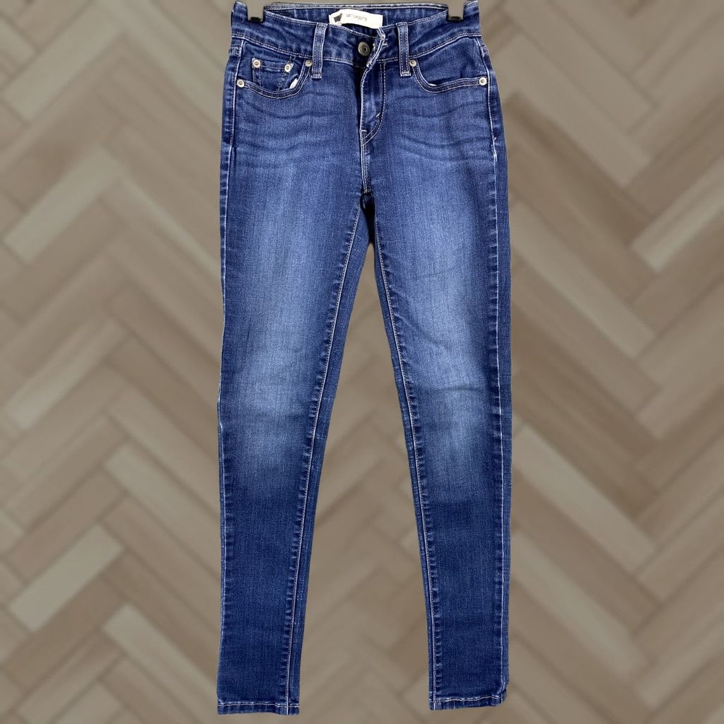 Zara Levi’s Zara Jeans Skinny Ankle Jeans Women Size 2 Mid Rise Dark Wash Denim Black Blue/ 31-28 Slim Stretch Pocket 5-Pocket Modern Classic Womens Noël Size 26" / US 2 / IT 38 - 1 Thumbnail