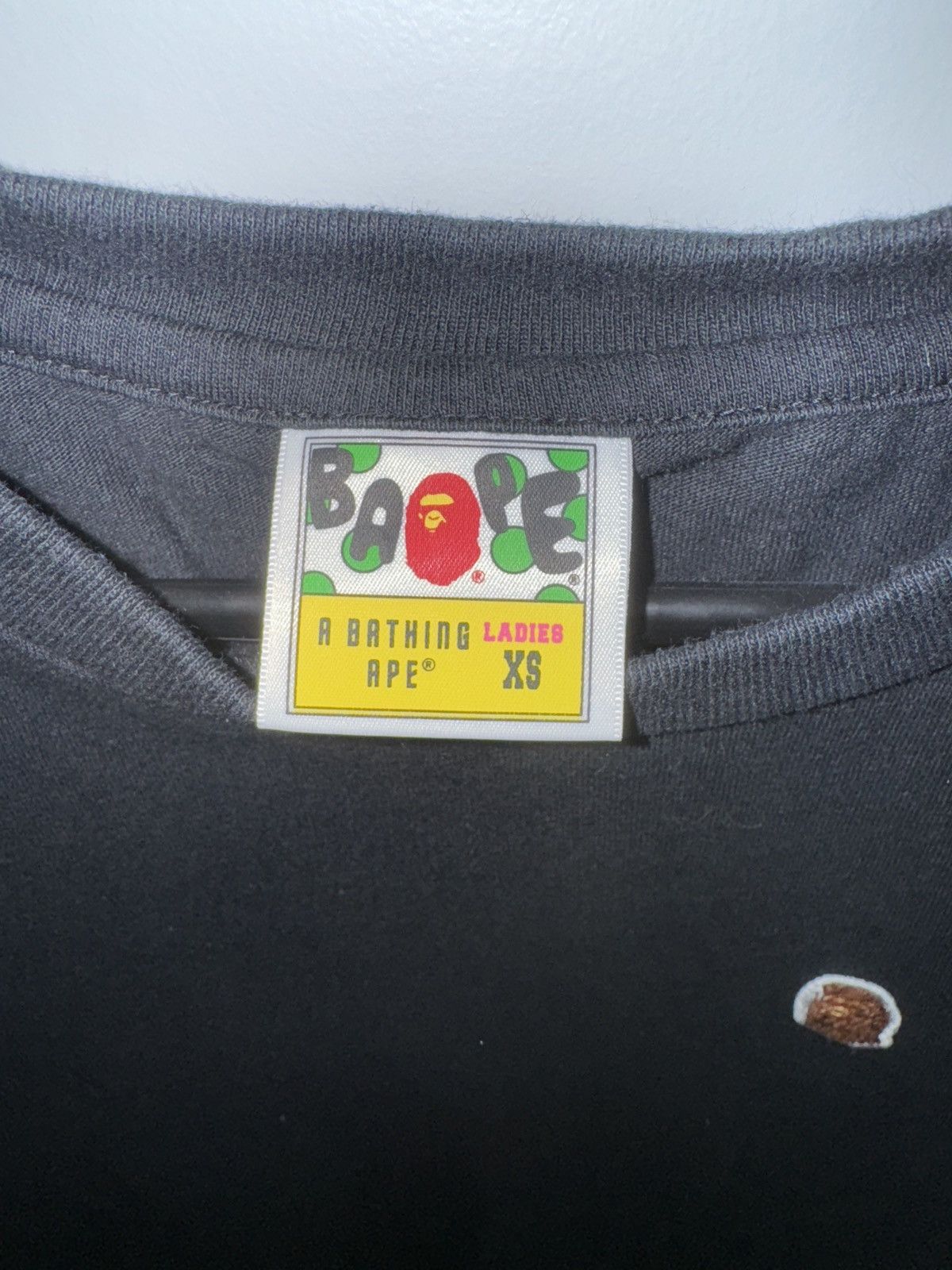 Bape Bape plain black tee with bape head logo Size XS / US 0-2 / IT 36-38 - 4 Thumbnail