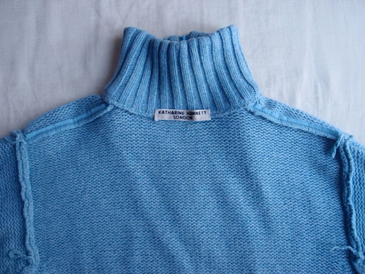 Katharine Hamnett London KATHARINE HAMNETT LONDON Half Zip Wool Knit Made in Italy Size US L / EU 52-54 / 3 - 5 Thumbnail