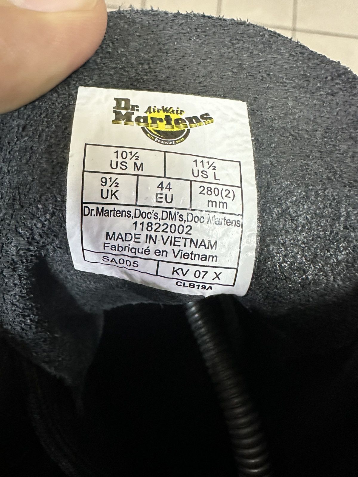 Dr. Martens Dr Martens Leather Boots AirWair Size US 11.5 / EU 44-45 - 8 Thumbnail