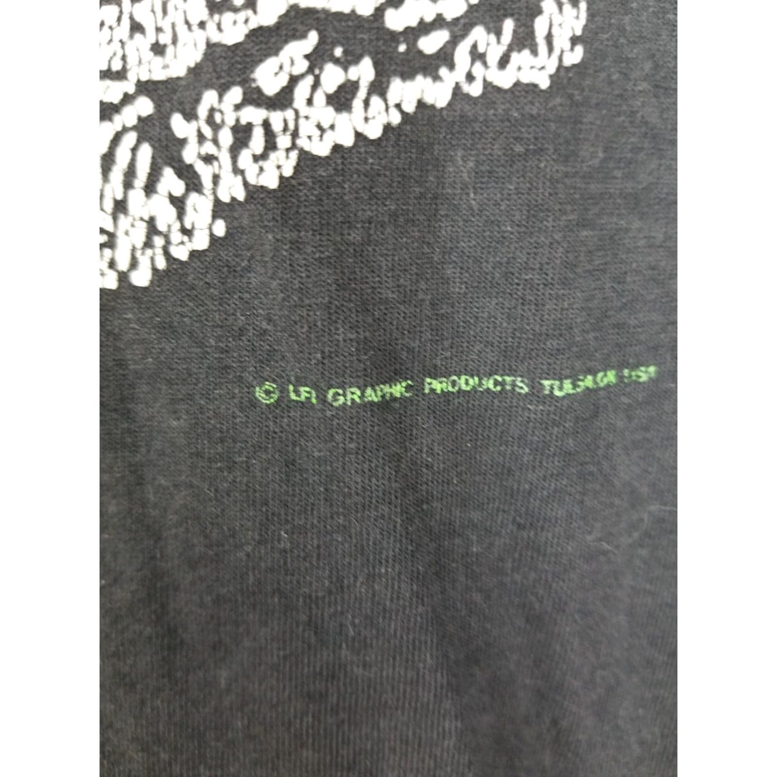 Vintage VINTAGE 90's I'M ABOUT TO DEVELOP AN ATTITUDE SINGLE STITCH THIN BLACK T-SHIRT M Shirt Mens Black Cotton T-Shirt Size US M / EU 48-50 / 2 - 3 Thumbnail