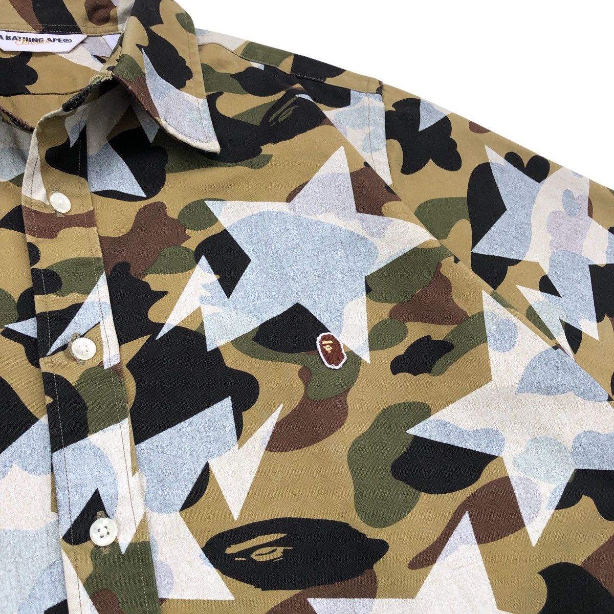 Bape OG BAPE STA 1st Camo Green Short Sleeve Size US L / EU 52-54 / 3 - 4 Thumbnail