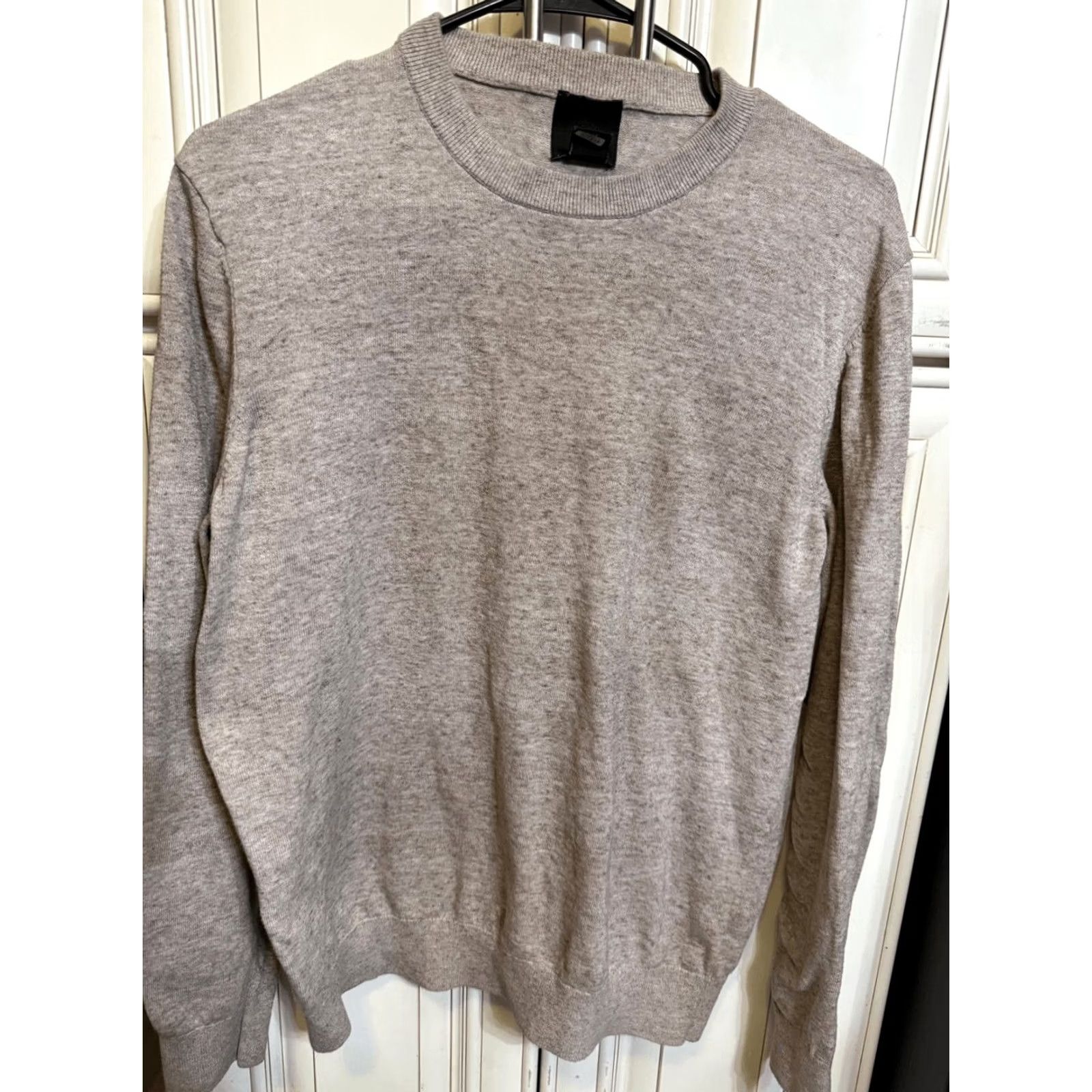 H&M H&M Men’s Cotton Knit Crew Neck Long Sleeve Pullover Sweater Beige Large Size US L / EU 52-54 / 3 - 4 Thumbnail