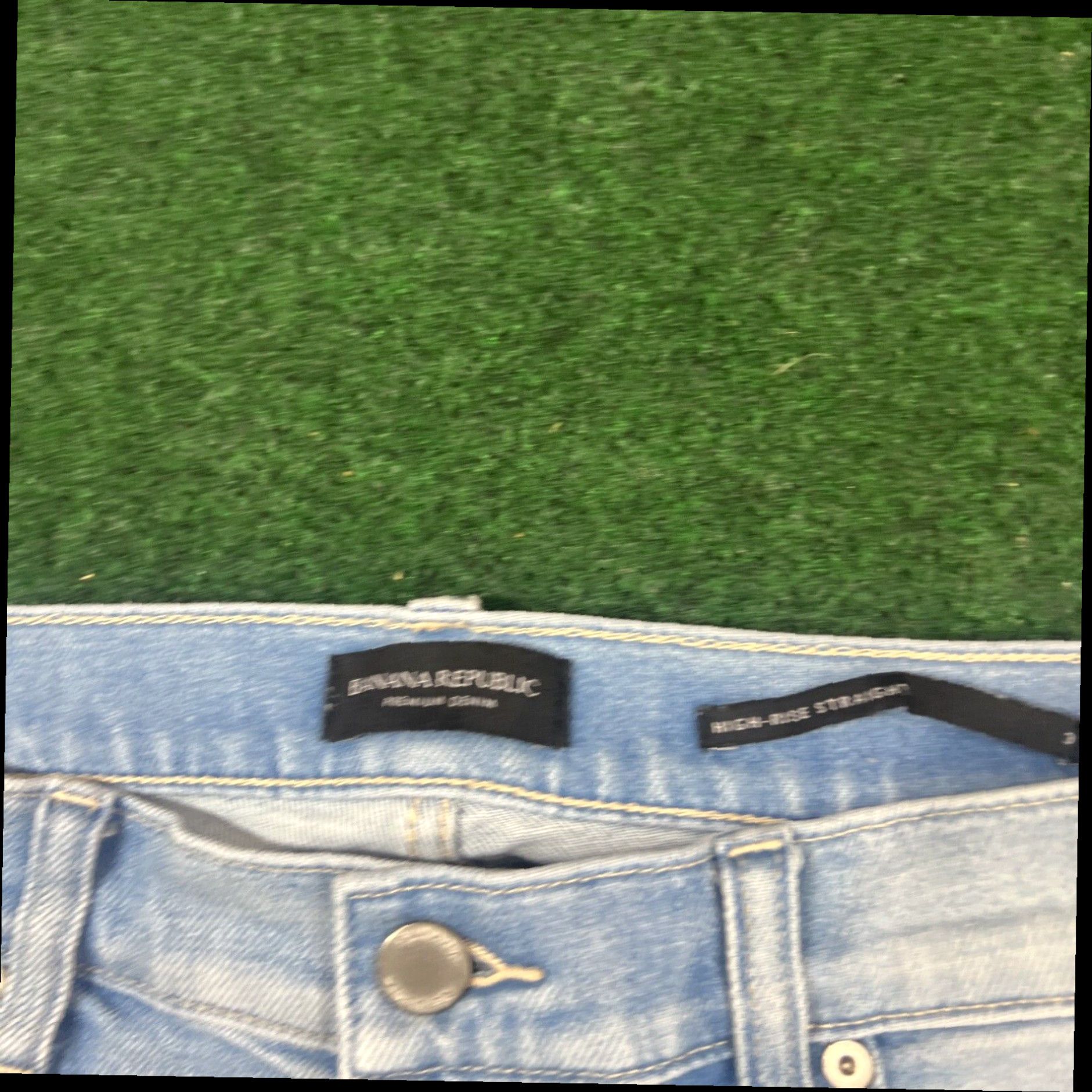 Banana Republic Banana Republic Jeans Womens Size 31 Curvy High Rise Dark Wash Blue Denim Size 31" - 3 Thumbnail
