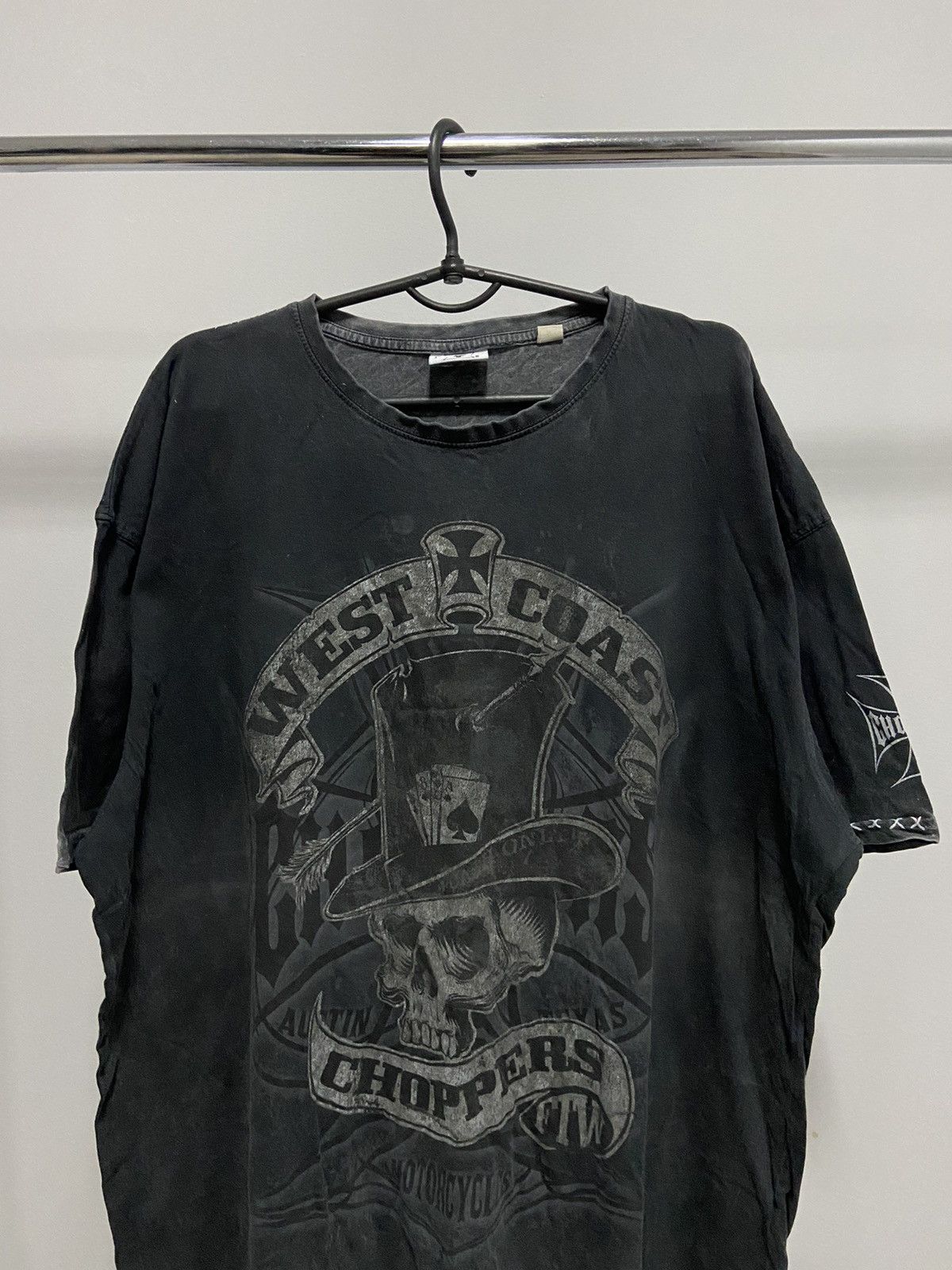 Vintage × West Coast Choppers Choppers Big Logo T Shirt Vintage skull moto biker Size US XXL / EU 58 / 5 - 4 Thumbnail