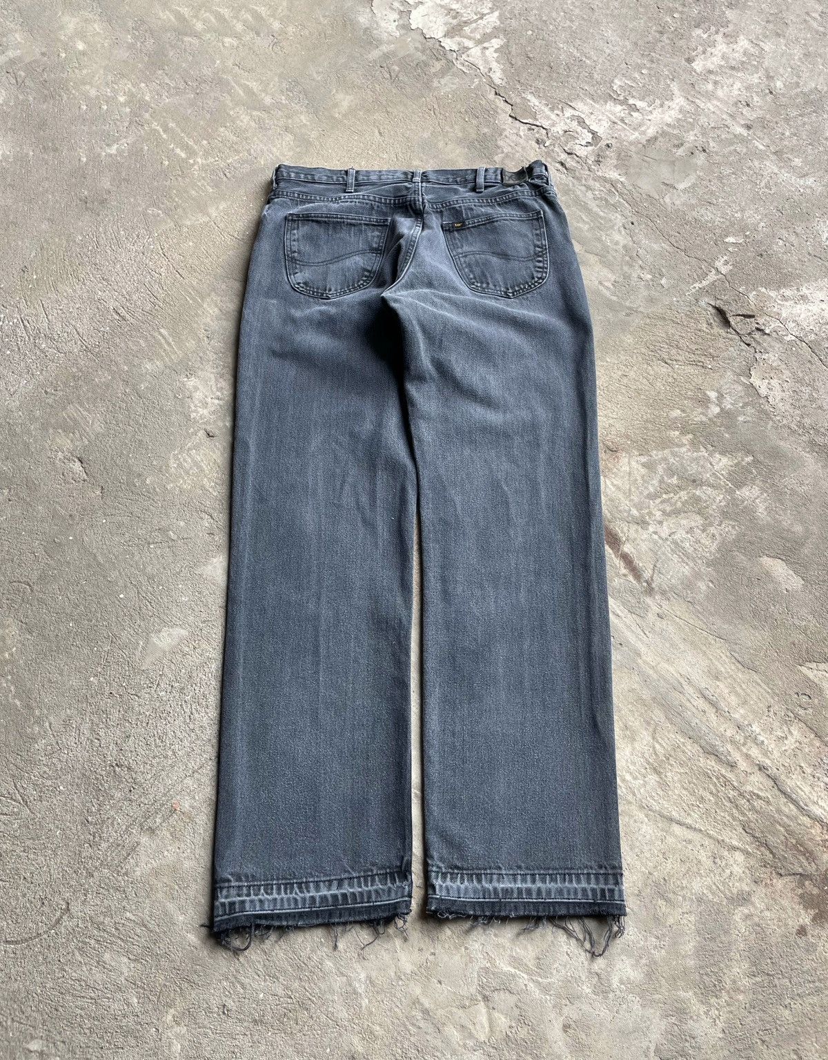 Japanese Brand Vintage Y2K Faded Baggy Skater Cyber Grunge Jeans Balenciaga Size US 34 / EU 50 - 5 Thumbnail