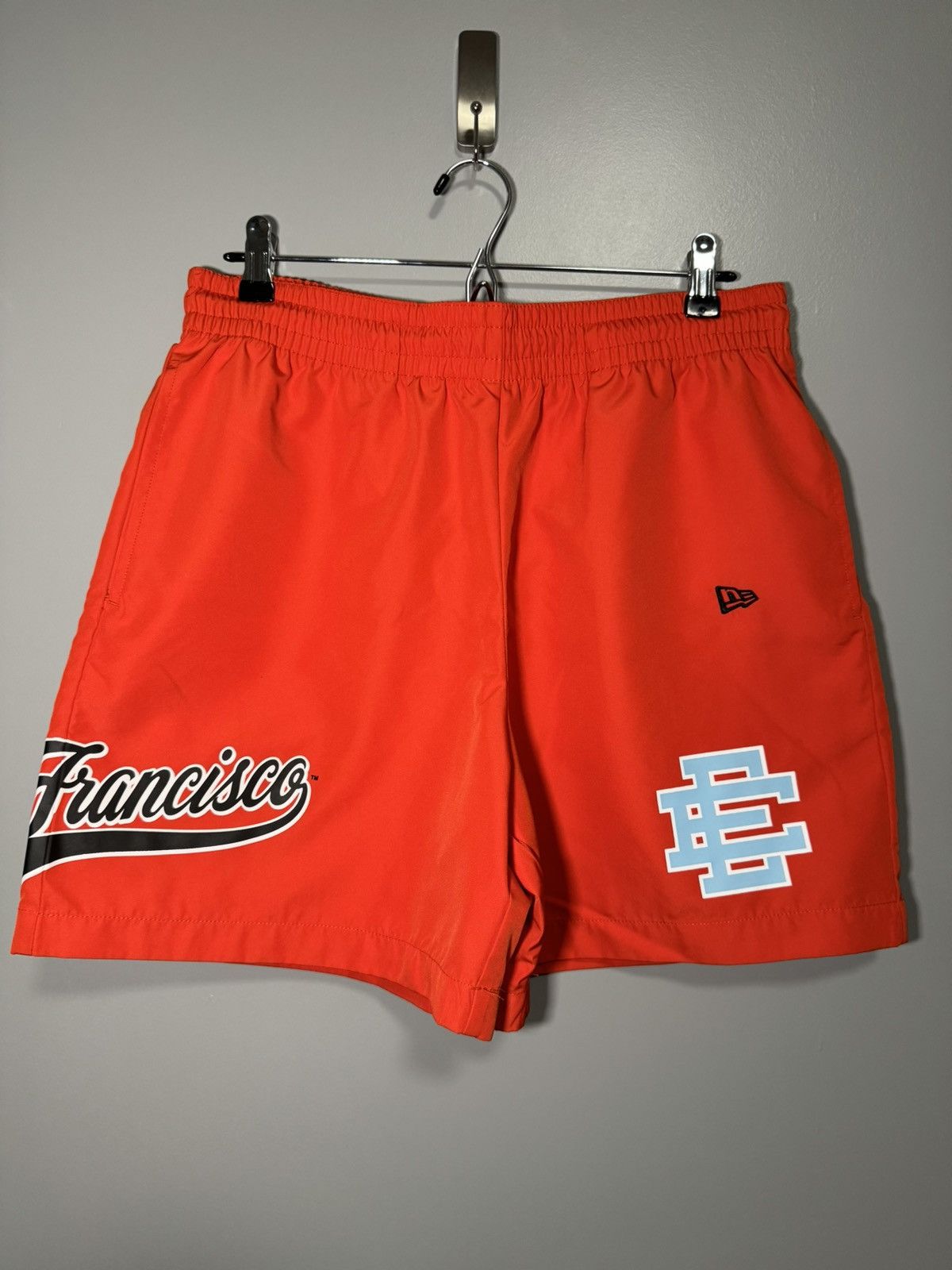 image of Orange Eric Emanuel x New Era San Francisco Mlb Shorts L, Men's (Size 33)