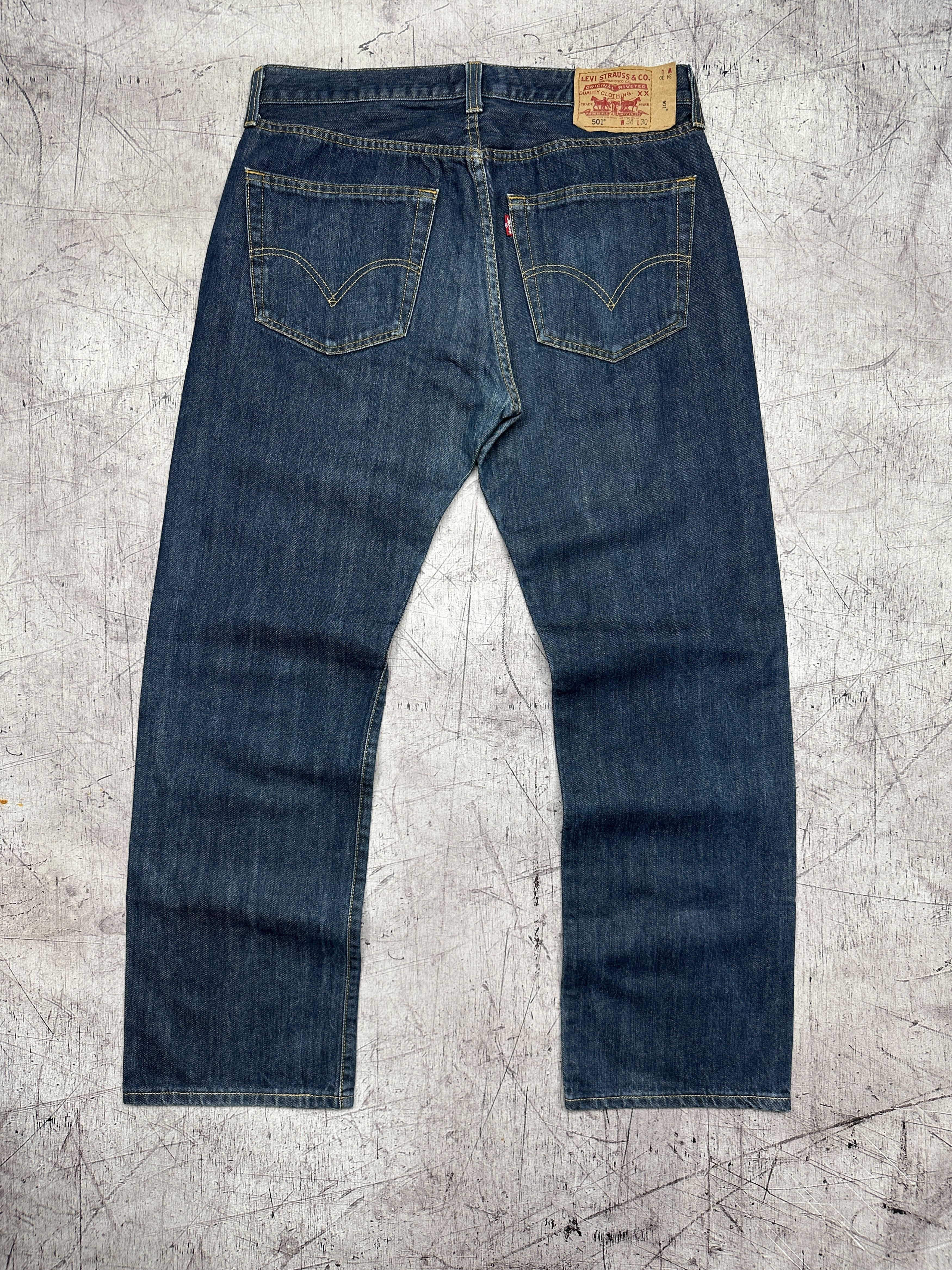 Levi's Levi's 501 Mens Denim Pants Jeans Size 34 x 30 Size US 34 / EU 50 - 1 Thumbnail