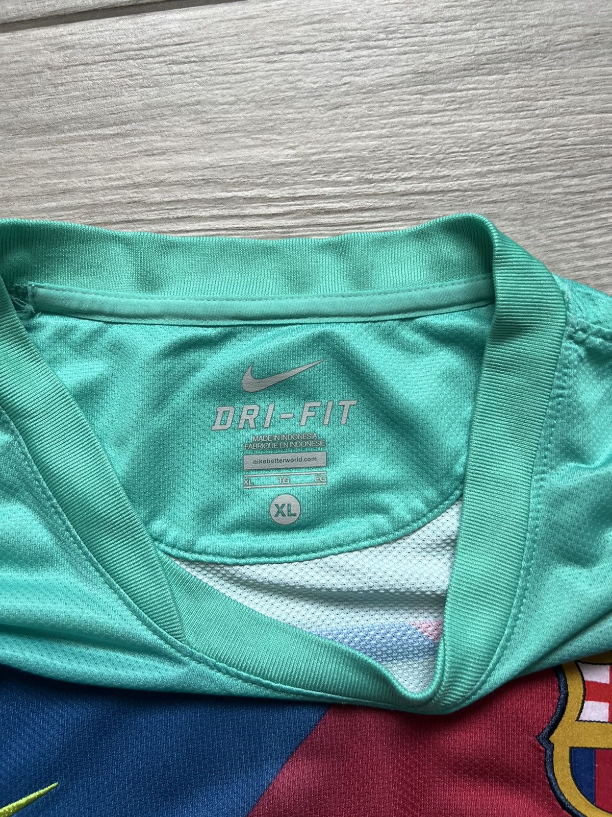 Other Vintage Nike Barcelona Soccer Jersey Away Mint Rare Size US XL / EU 56 / 4 - 14 Thumbnail