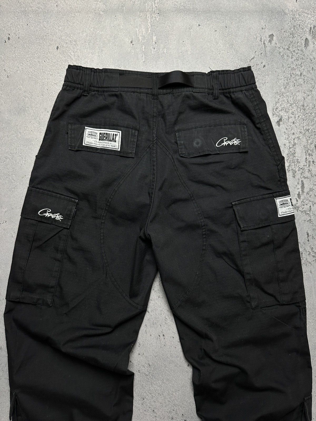 Corteiz Corteiz Rules The World RTW Guerillaz Cargo Pants y2k Drill Size US 32 / EU 48 - 6 Thumbnail
