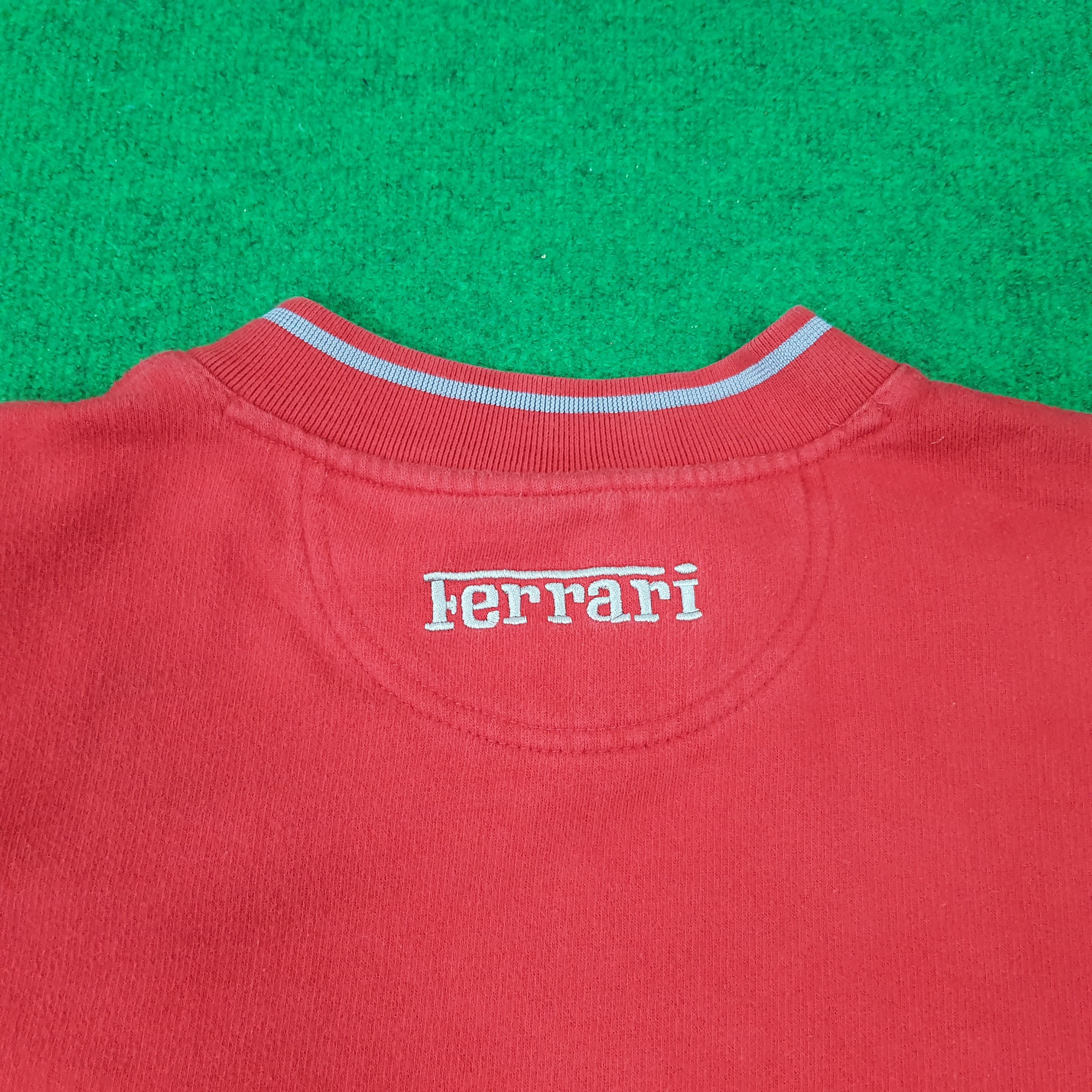 J Ferrar Vintage Ferrari Embroidery Motorsports Sweatshirt C241N23 Size US L / EU 52-54 / 3 - 4 Thumbnail