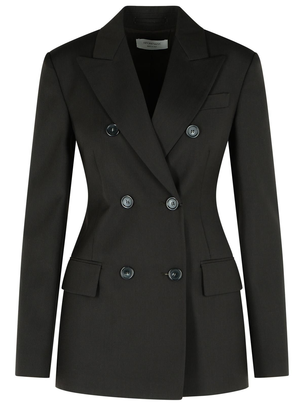 Sportmax Sportmax Double-Breasted Jacket In Prince Of Wales