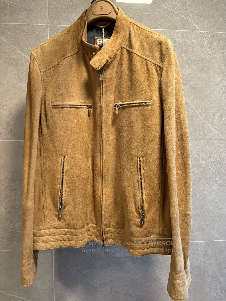 Brunello Cucinelli leather clothing