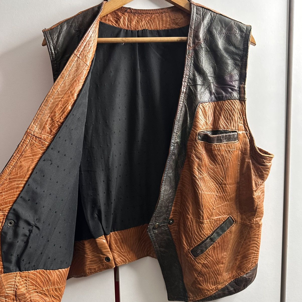 Vintage Vintage 80s Leather Vests Jacket Size US M / EU 48-50 / 2 - 4 Thumbnail