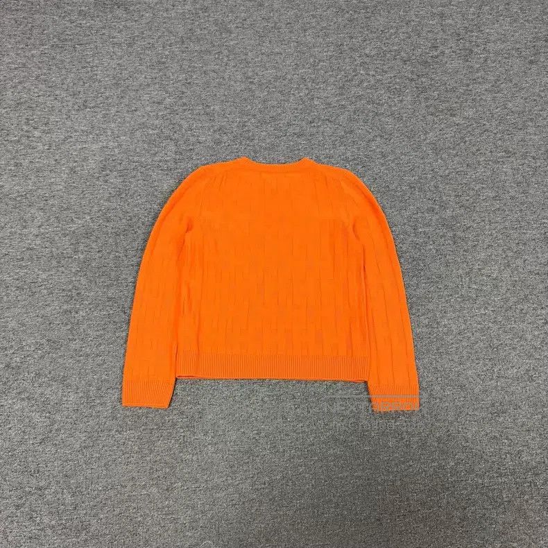 Hermes Hermes Orange Jacquard Knit Sweater Size XS / US 0-2 / IT 36-38 - 2 Thumbnail