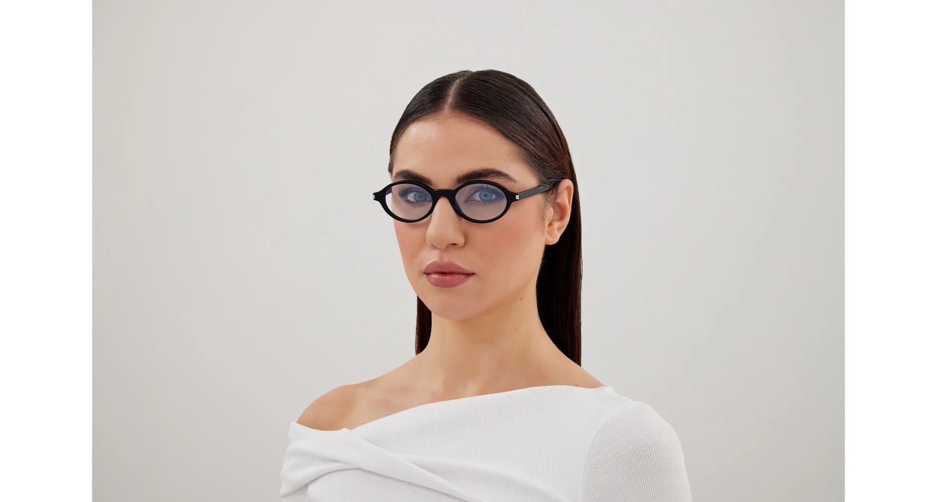 Saint Laurent Paris NEW Saint Laurent SL751 JEANNE OPT 001 Oval Women Eyeglasses Size ONE SIZE - 11 Thumbnail