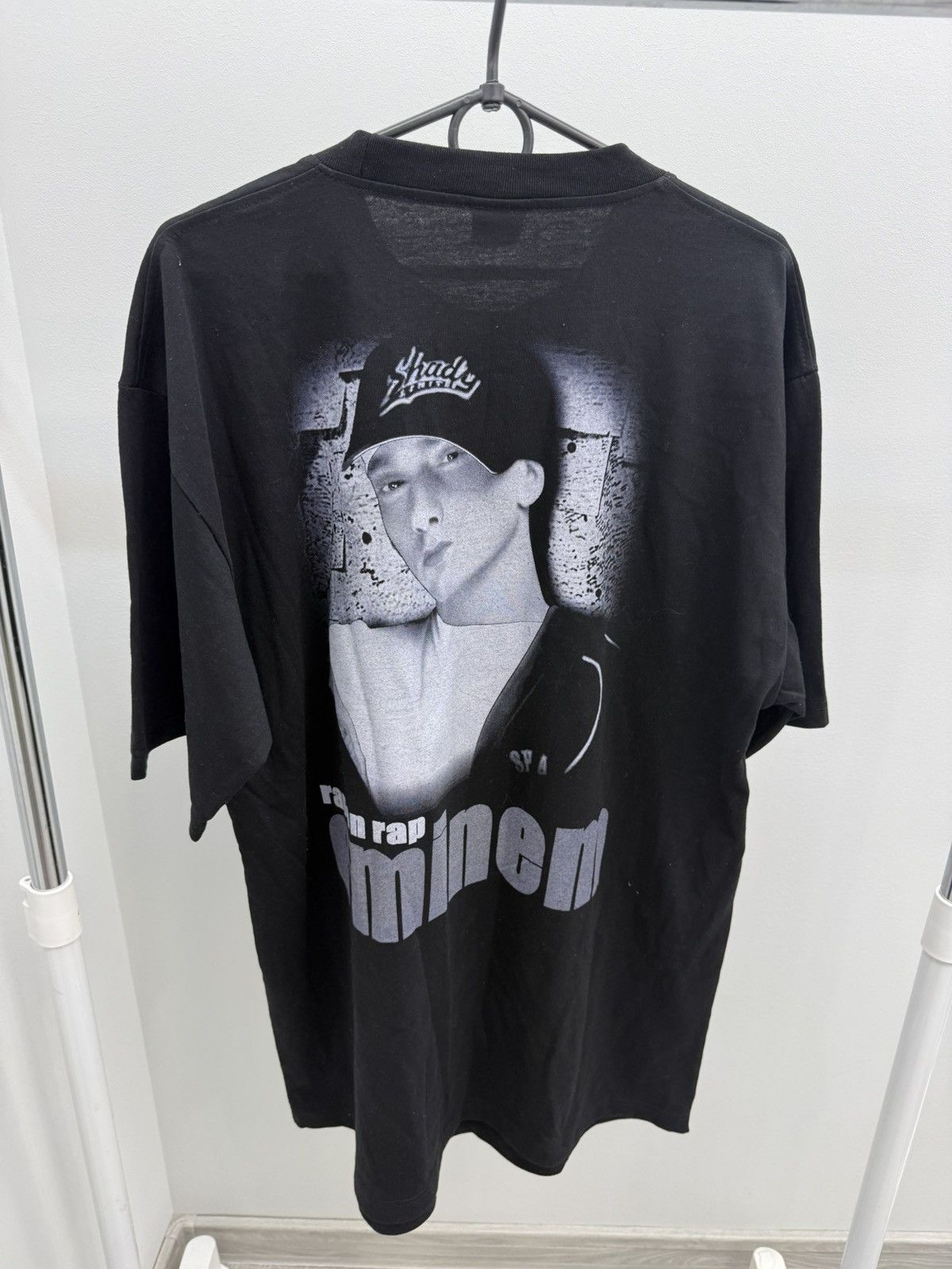 Band Tees × Eminem × Rap Tees Vintage 90s Eminem Printed Short Sleeve T-Shirt Tee Size US XL / EU 56 / 4 - 2 Thumbnail