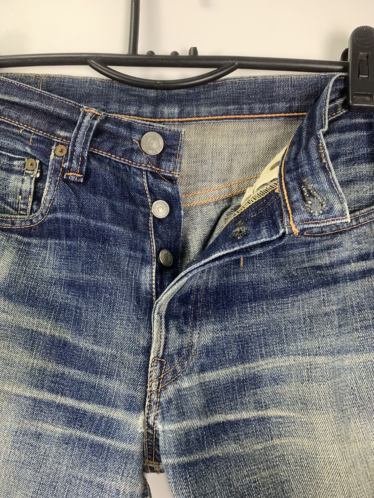 Full Count & Co. Full Count & Co Diatress Jeans Size US 32 / EU 48 - 7 Thumbnail