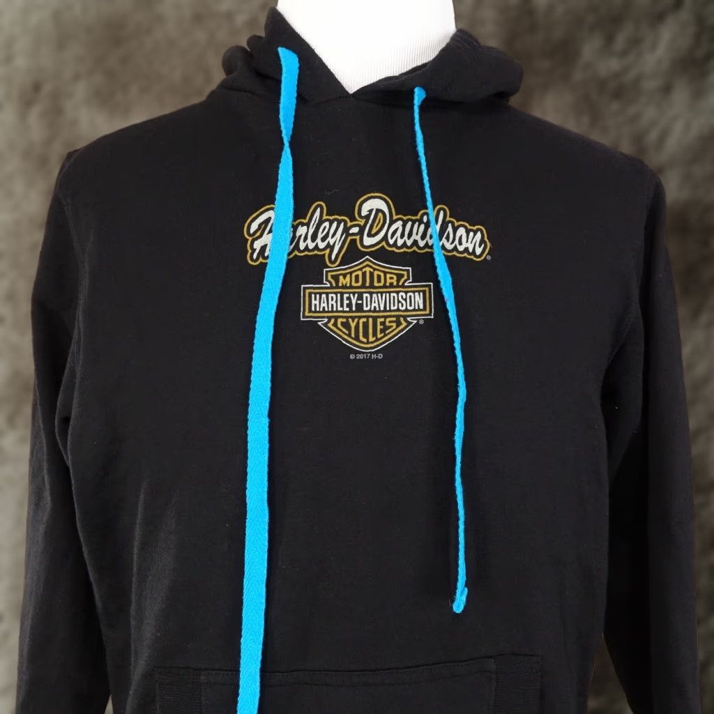Harley Davidson VINTAGE HARLEY-DAVIDSON BLACK PULLOVER HOODIE MENS SIZE M PANAMA CITY BEACH Size US M / EU 48-50 / 2 - 1 Thumbnail