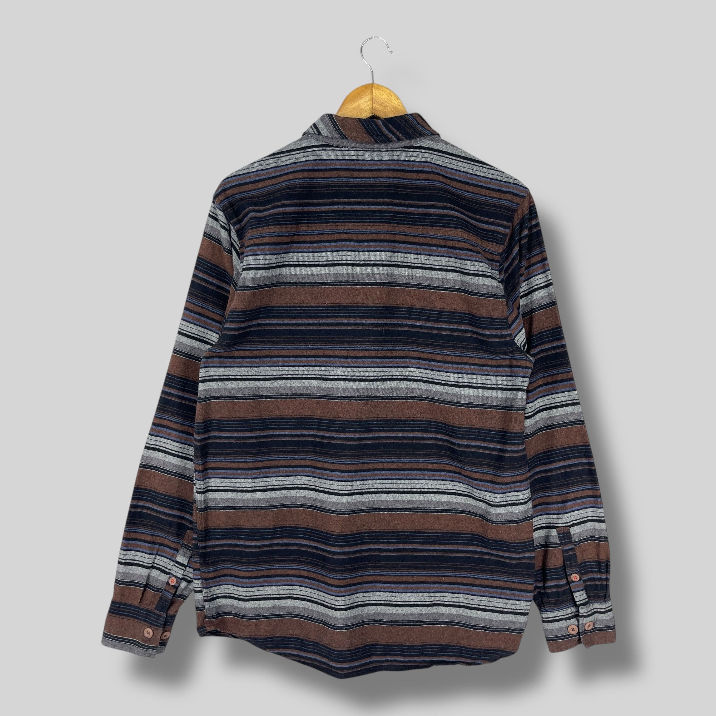 Flannel KOLBY Border Stripes Multicolor Flannel Button Up Size US M / EU 48-50 / 2 - 9 Thumbnail