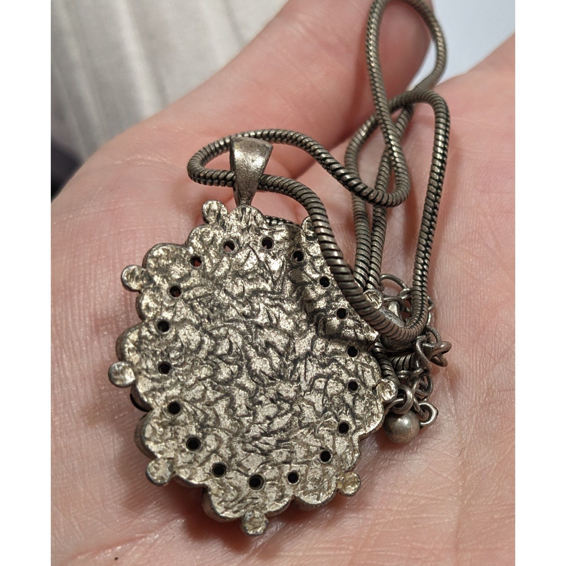 Other Gothic Victorian Style Faux Opal Pendant Necklace Size ONE SIZE - 9 Thumbnail